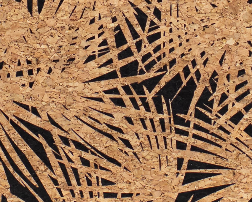 Cork Large Zipper Wallet - Palm