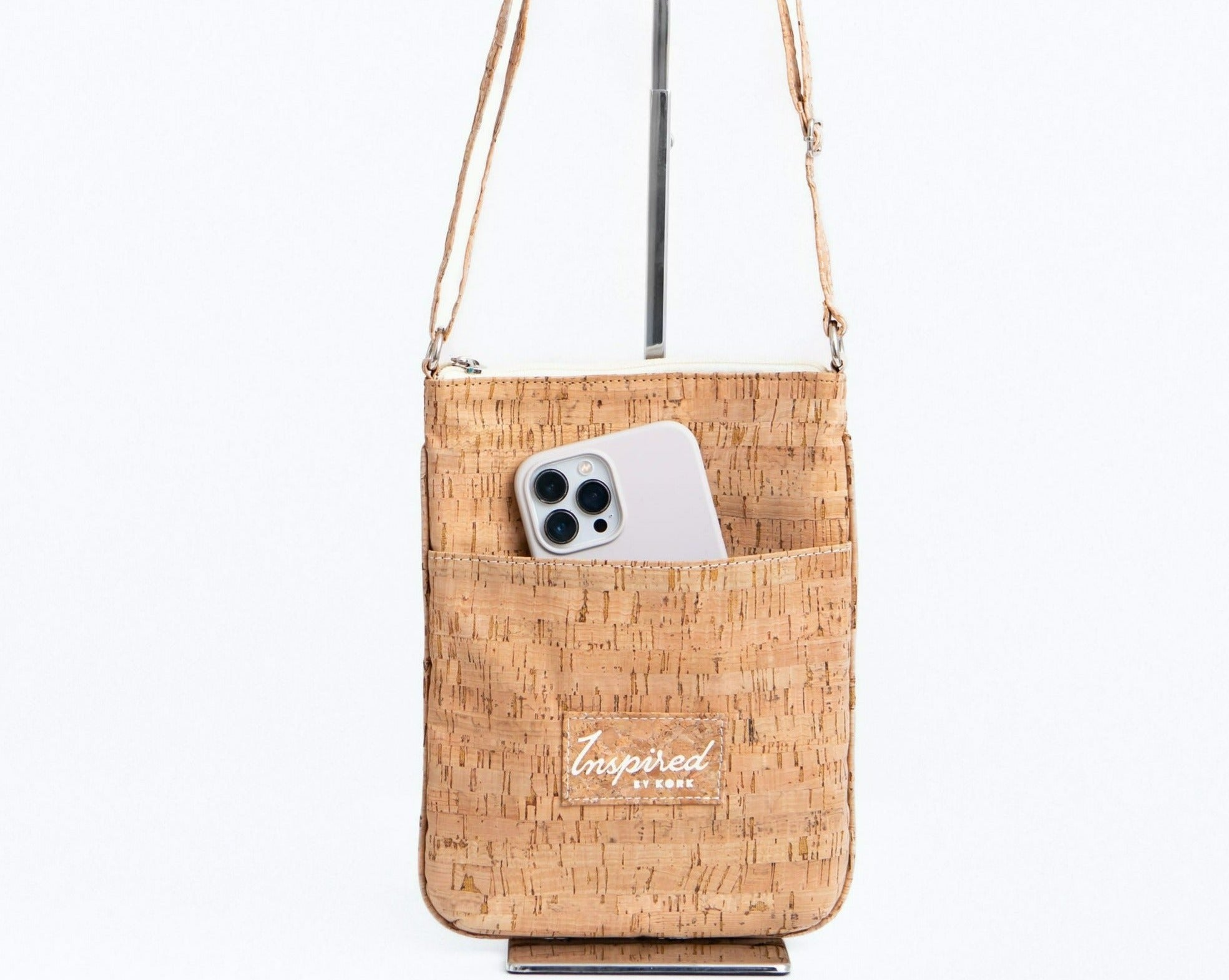 Flagler Cork Crossbody- Natural