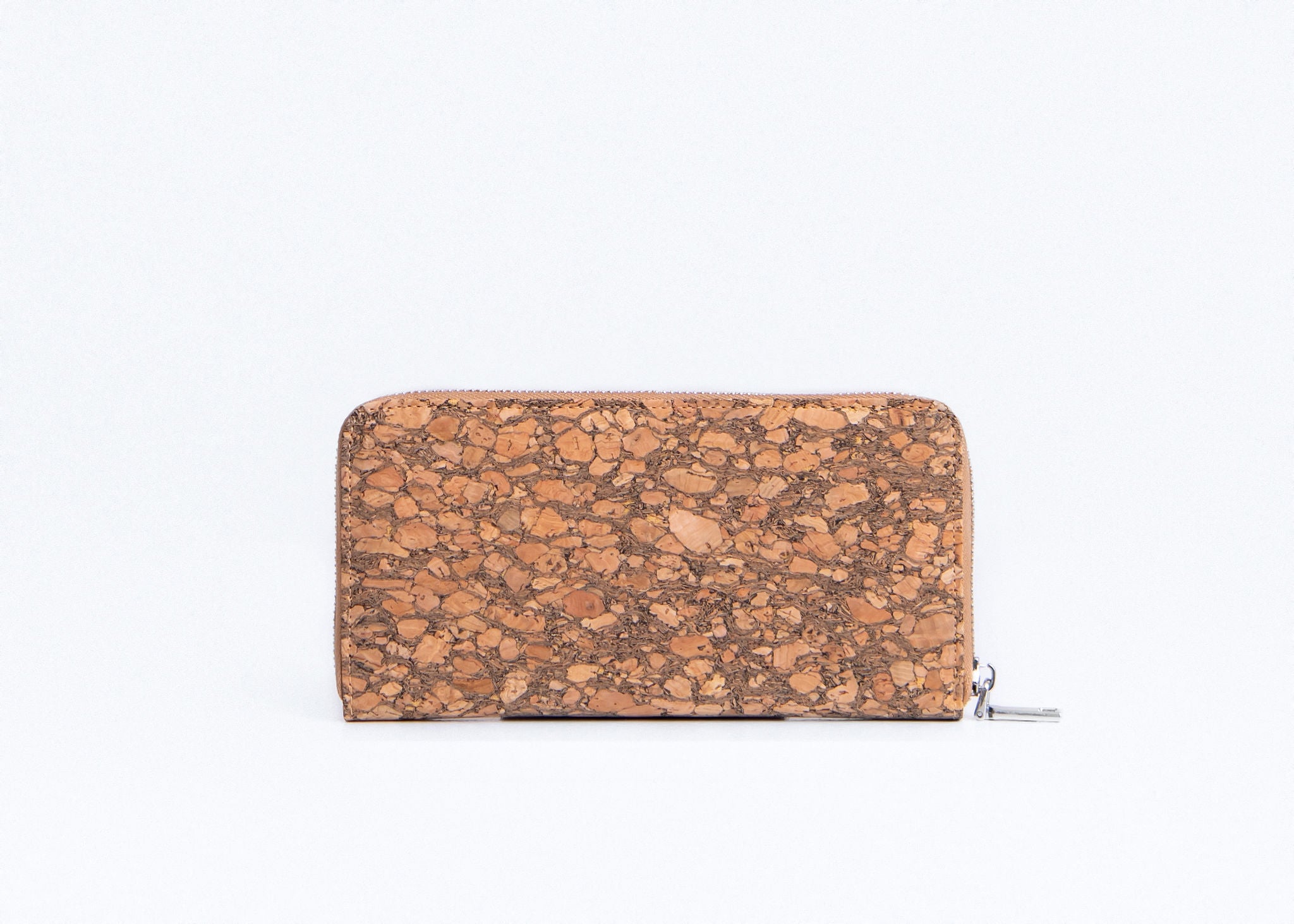 Cork Large Zipper Wallet - Marbled