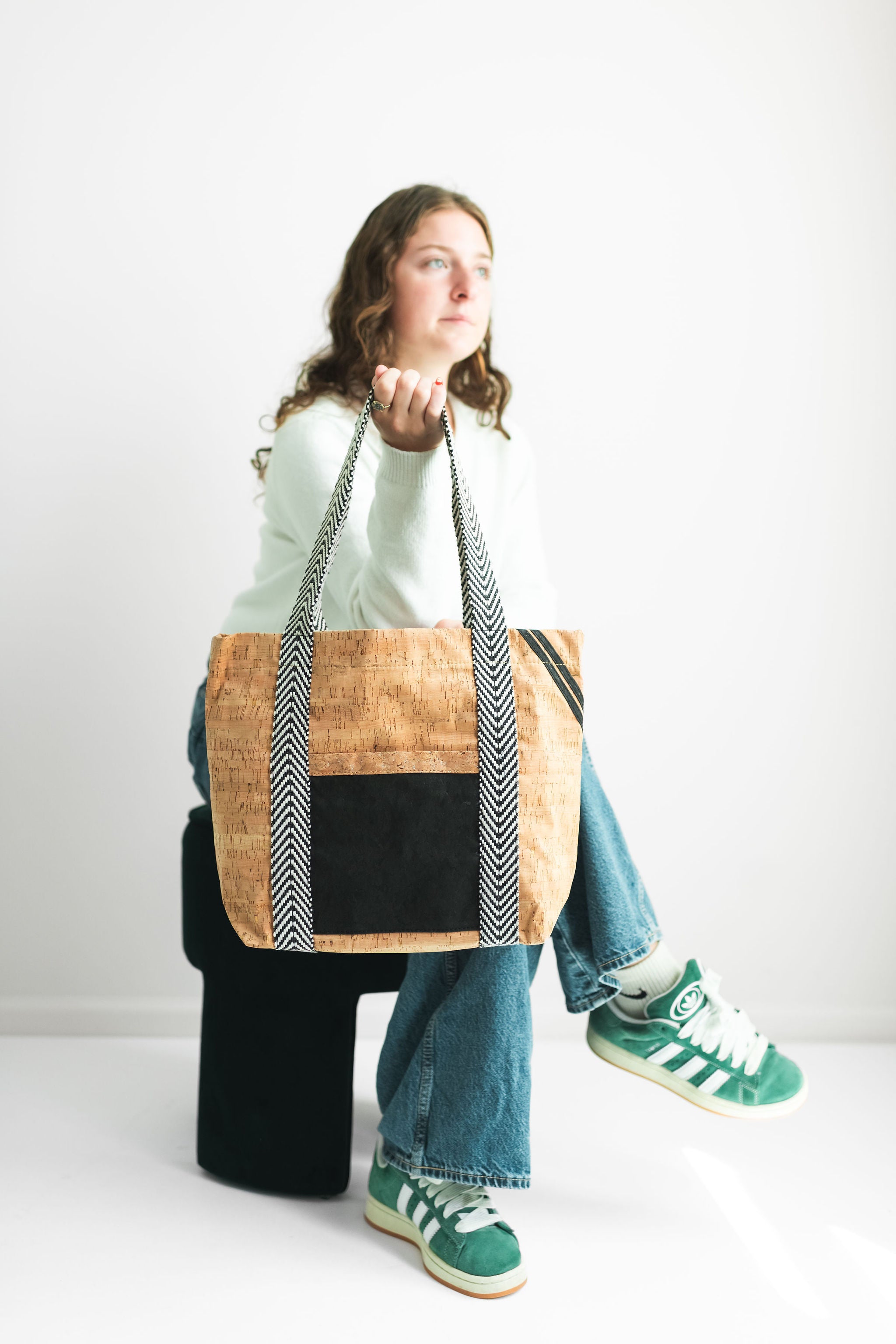Vilano Cork Convertible Tote Bag - Natural