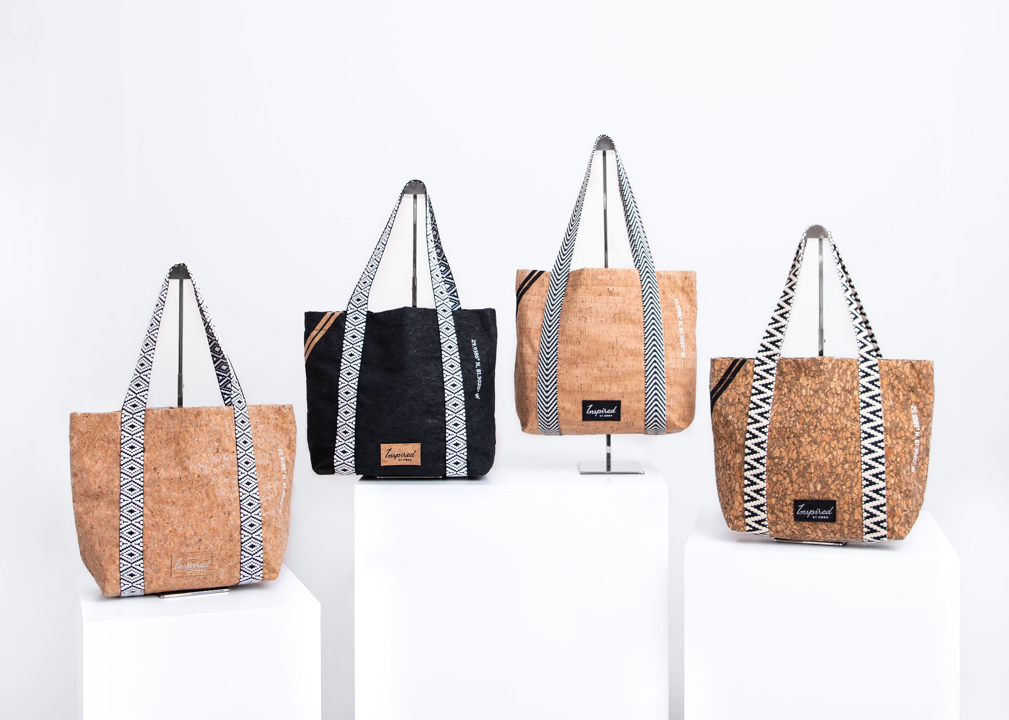 Vilano Cork Convertible Tote Bag -Silvered