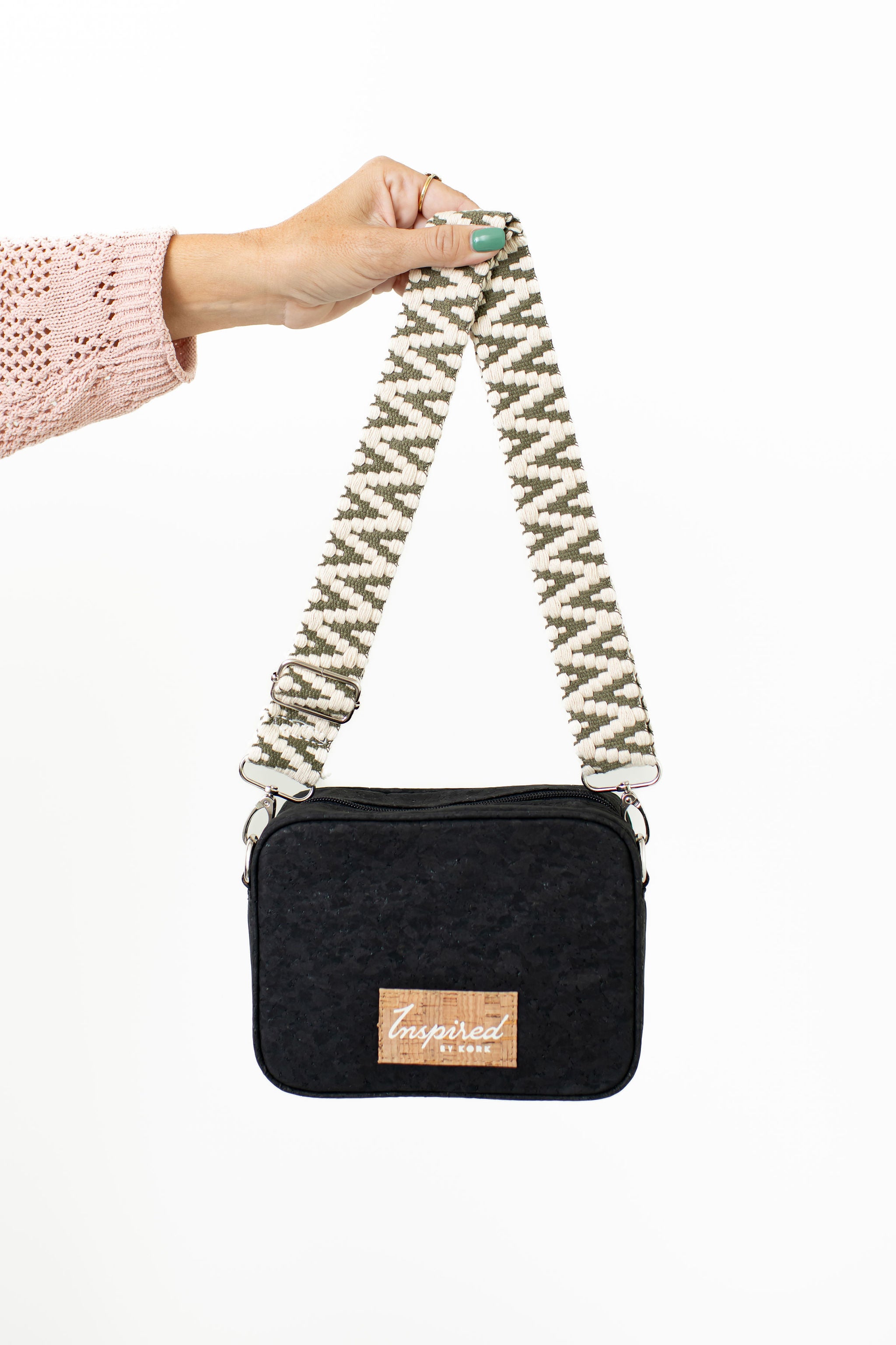 Adjustable Removable Aztec Green Strap