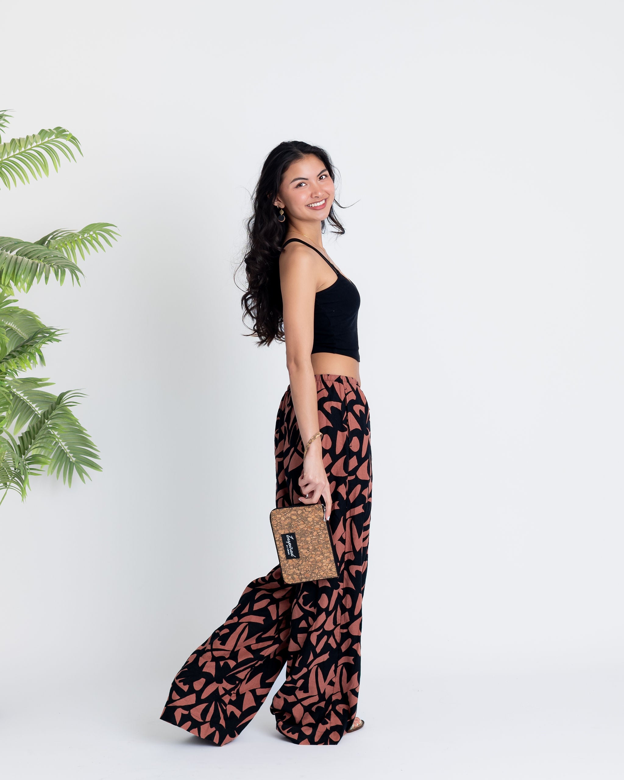 Amelia Cork Wristlet - Marbled