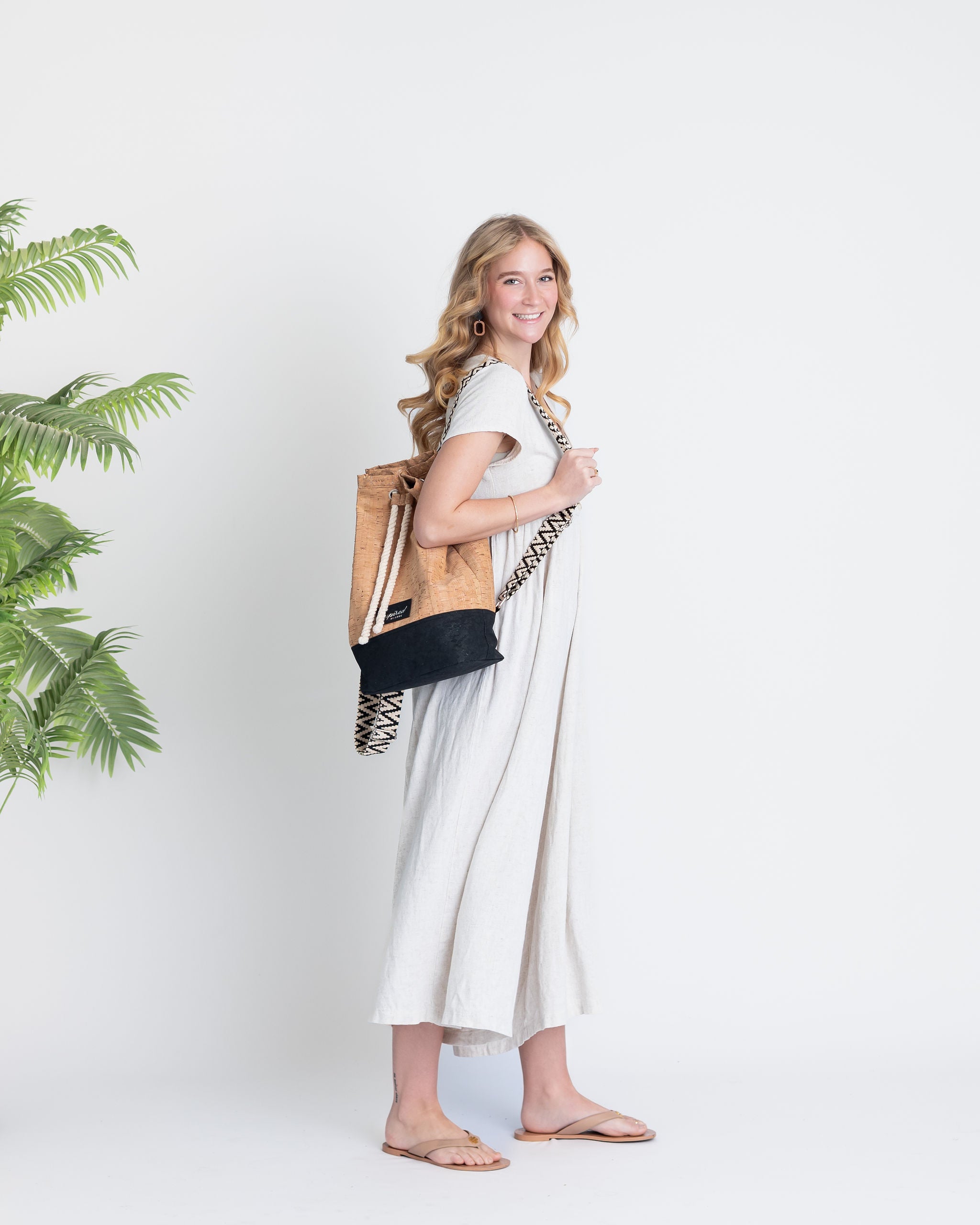 Hammock Cork Cinch Backpack - Natural