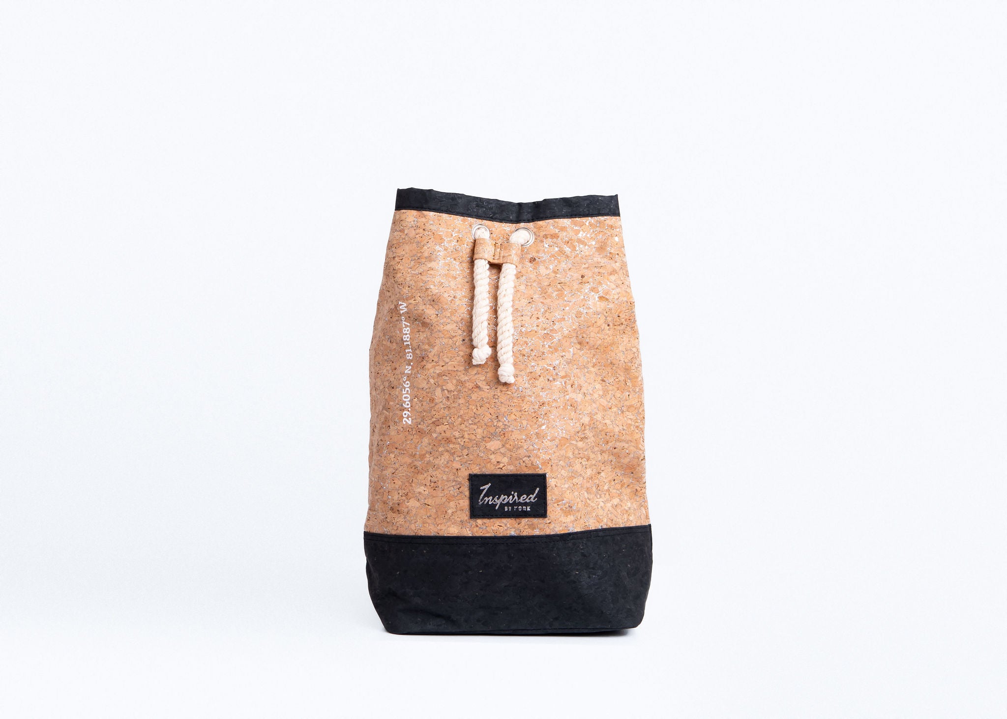 Hammock Cork Cinch Backpack - Silvered