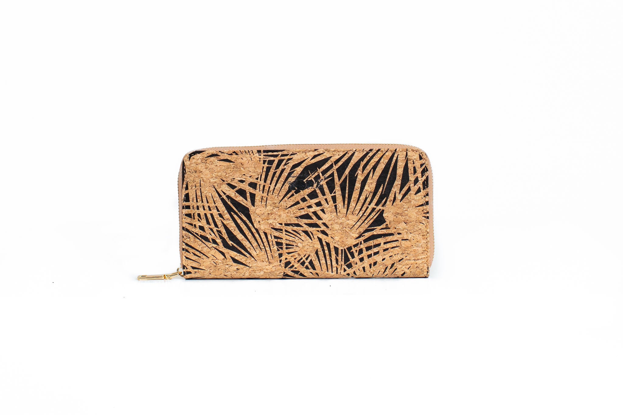 Cork Large Zipper Wallet - Palm