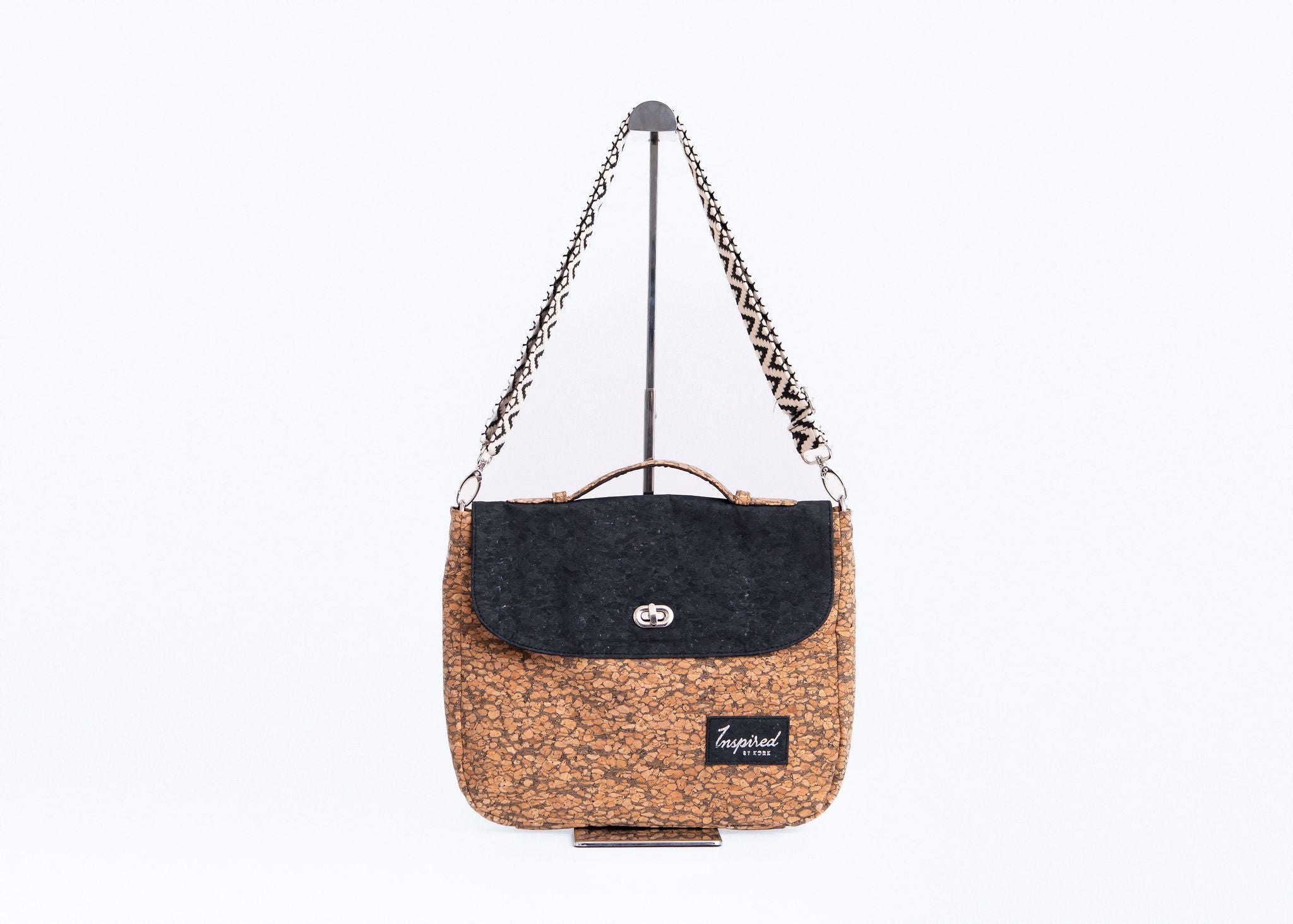 Crescent Cork Messenger - Marbled