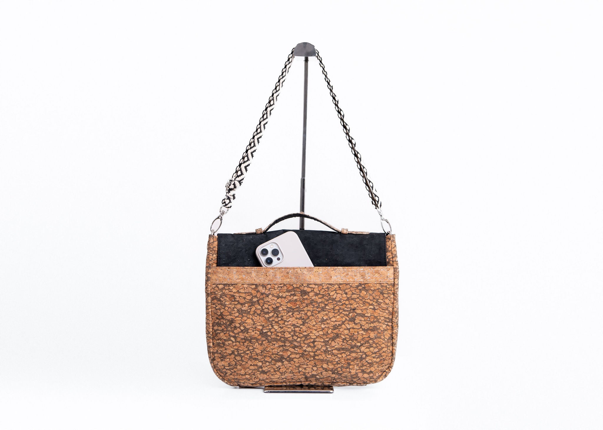 Crescent Cork Messenger - Marbled