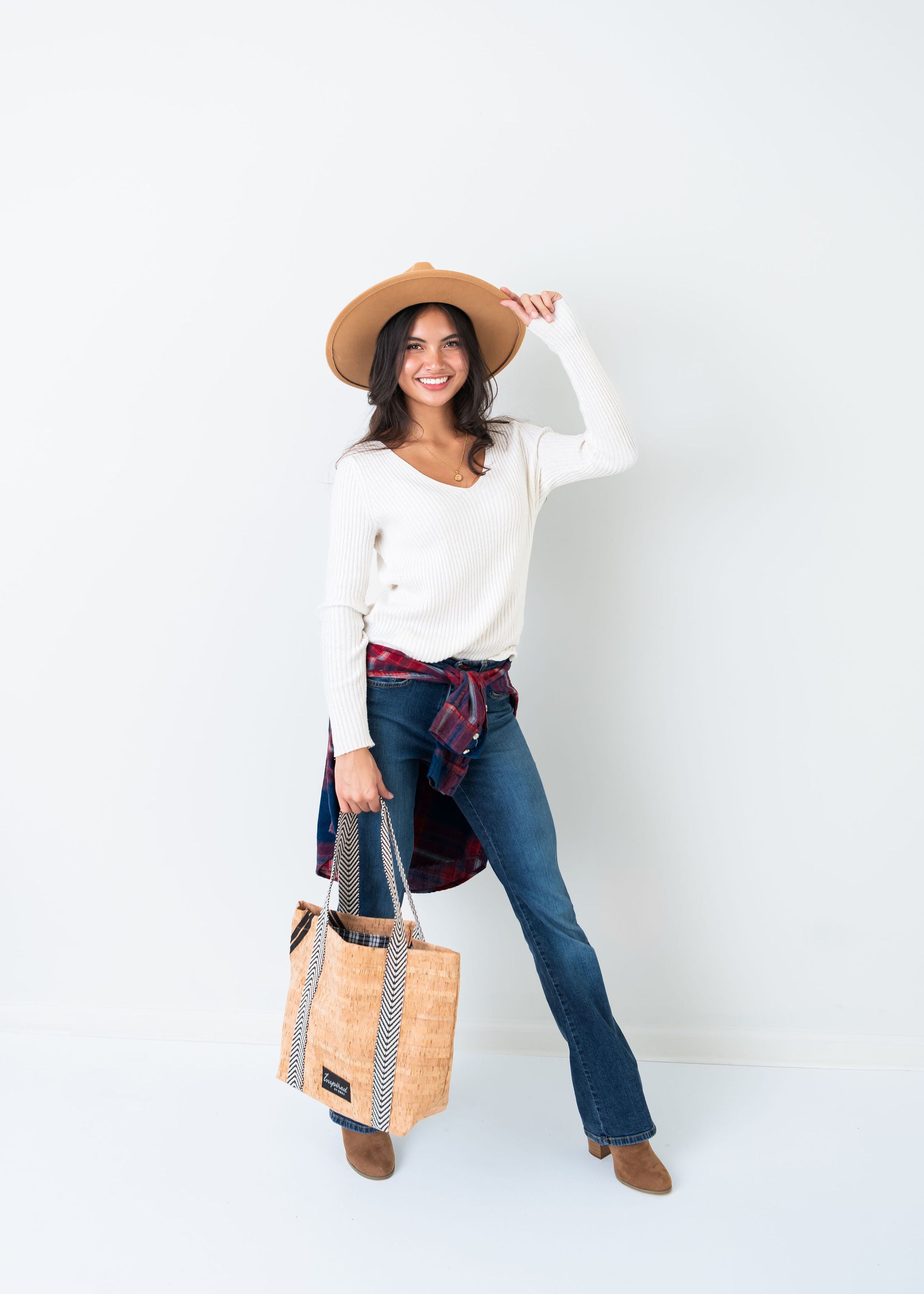 Vilano Cork Convertible Tote Bag - Natural