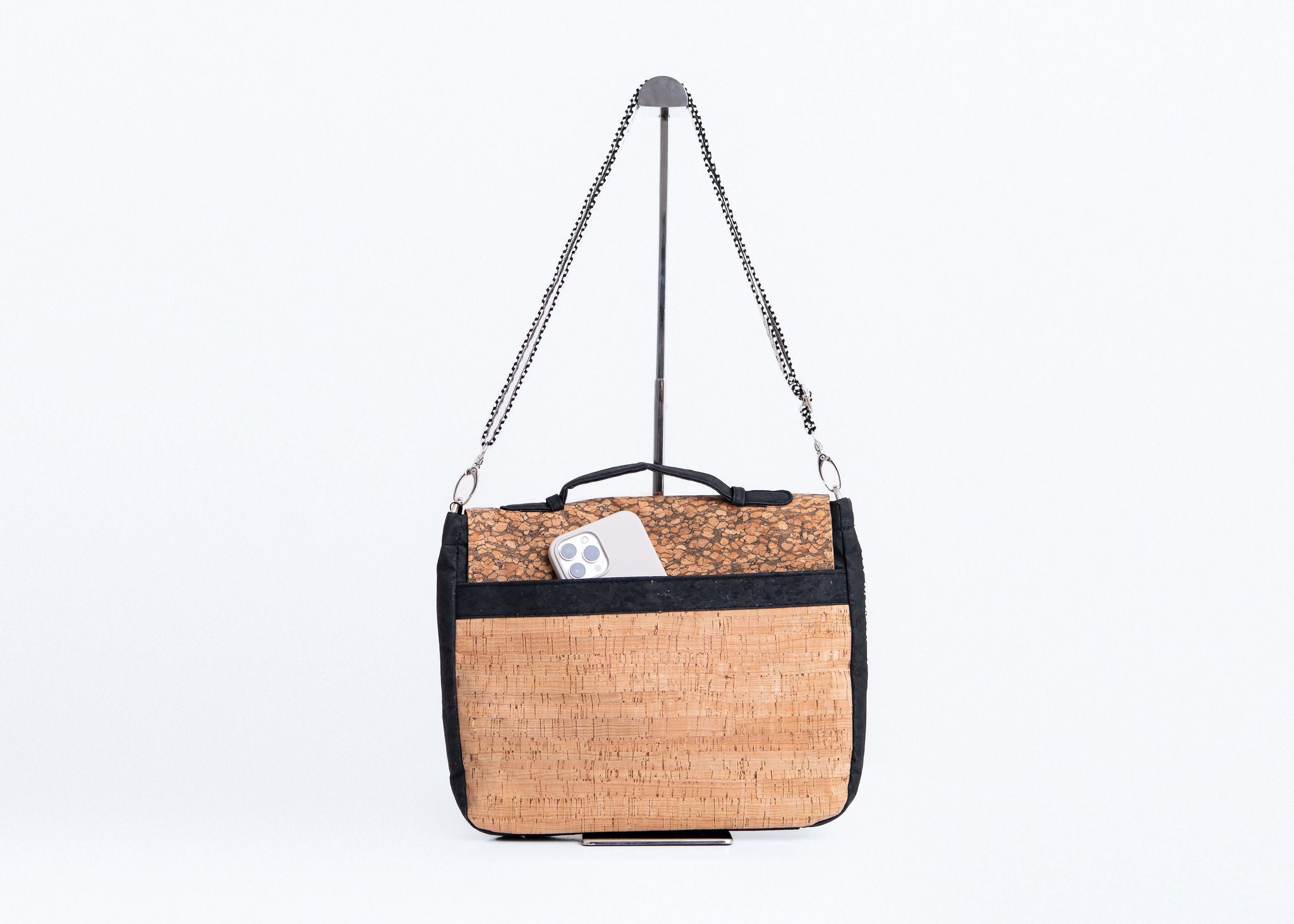 Crescent Cork Messenger - Black