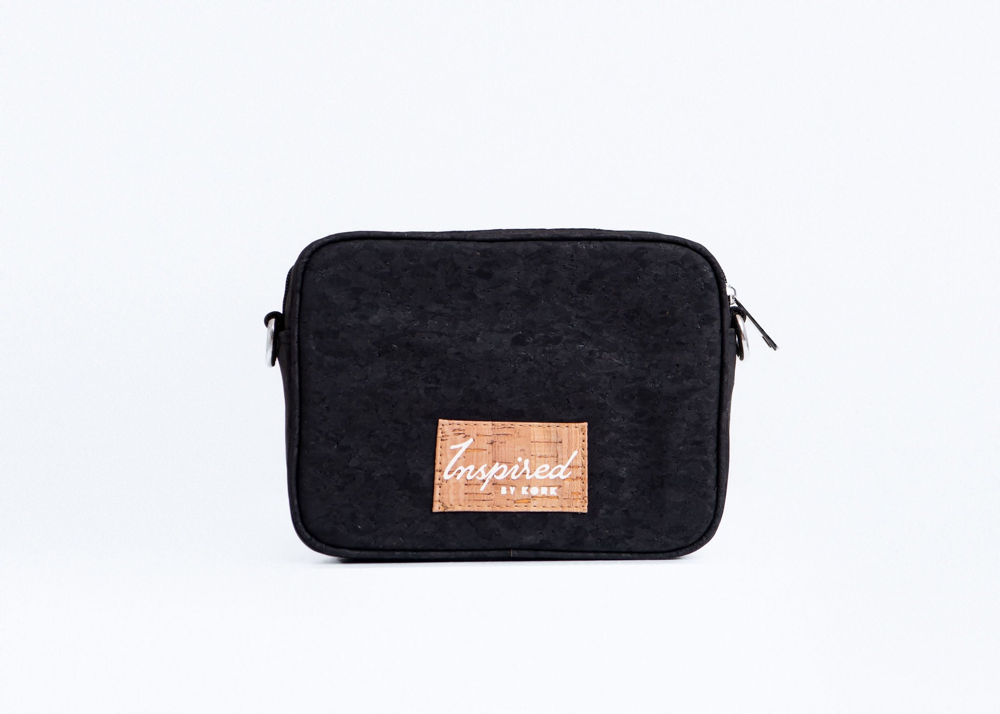 Anastasia Cork Small Crossbody - Black