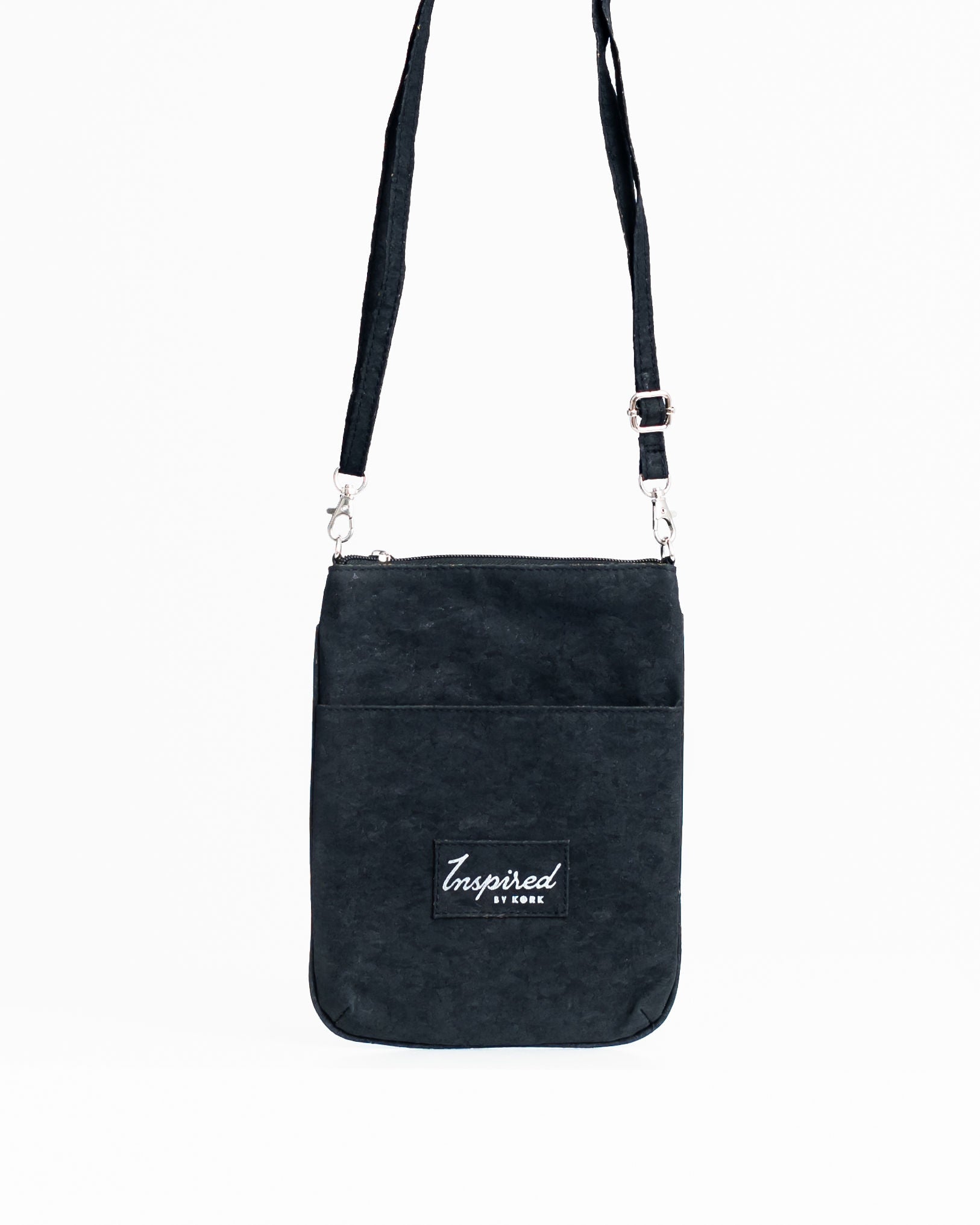 Flagler Cork Crossbody-Black