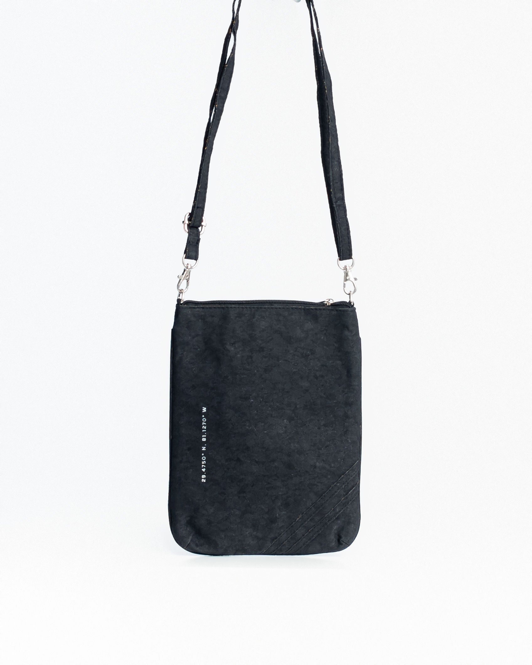 Flagler Cork Crossbody-Black