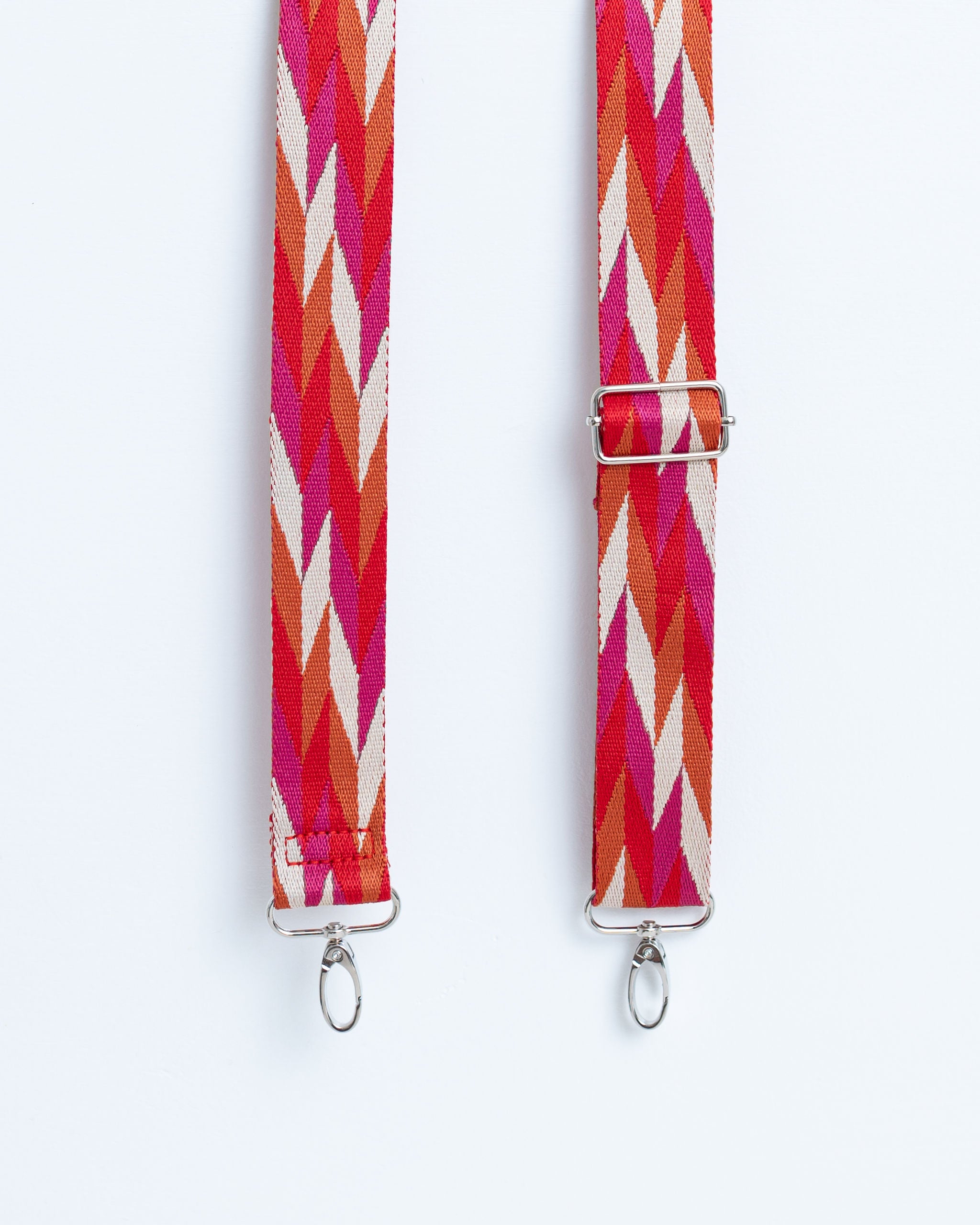Adjustable Removable Pink & Red Pattern Strap