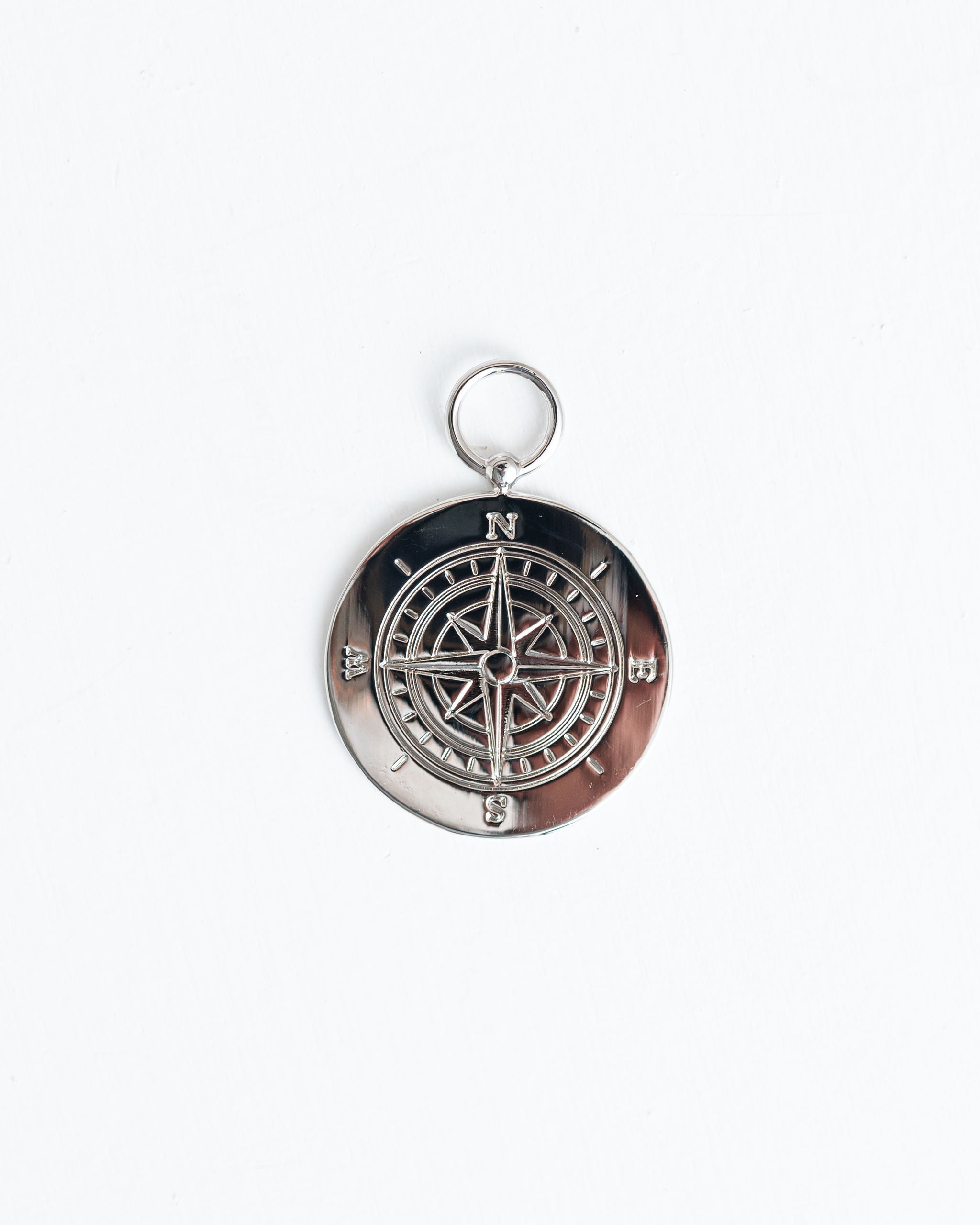 Bag Charm/Keychain - Metal Compass
