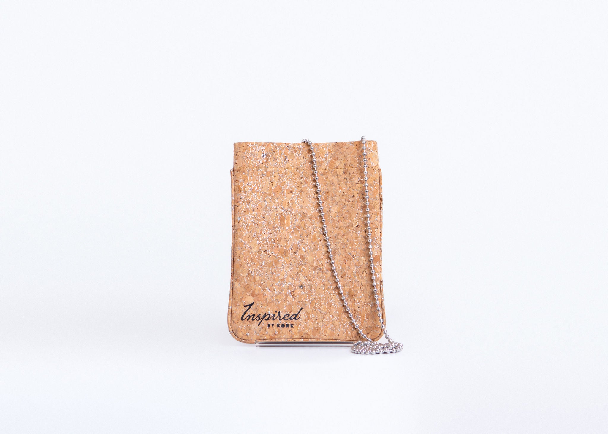 St. Augustine Cork Phone Crossbody - Silvered