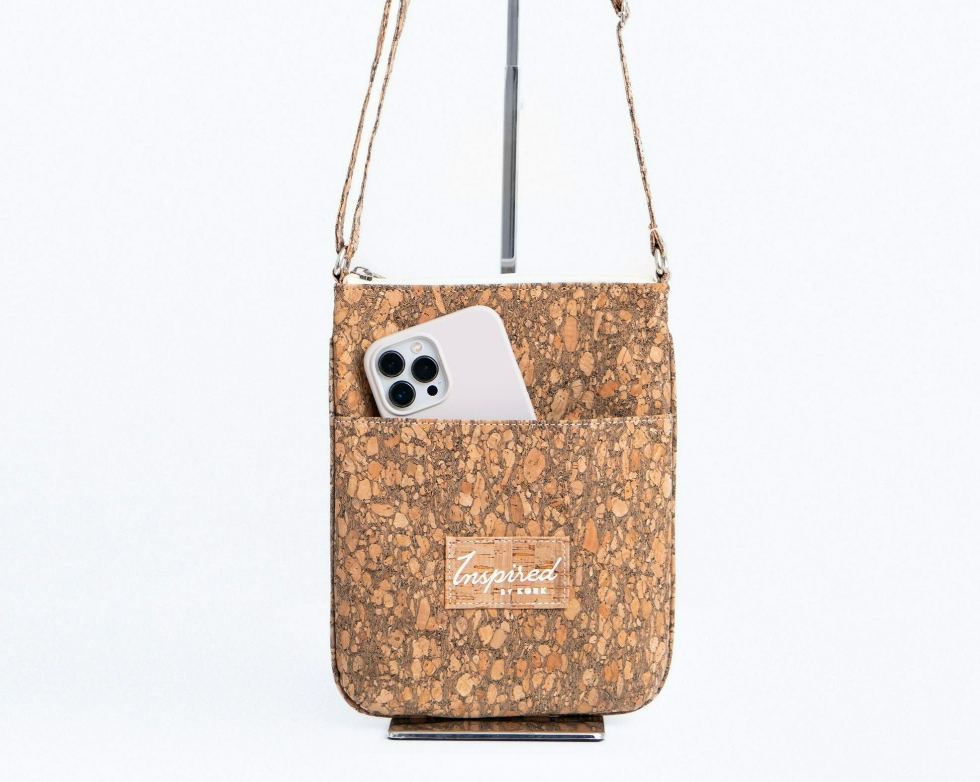 Flagler Cork Crossbody- Marbled