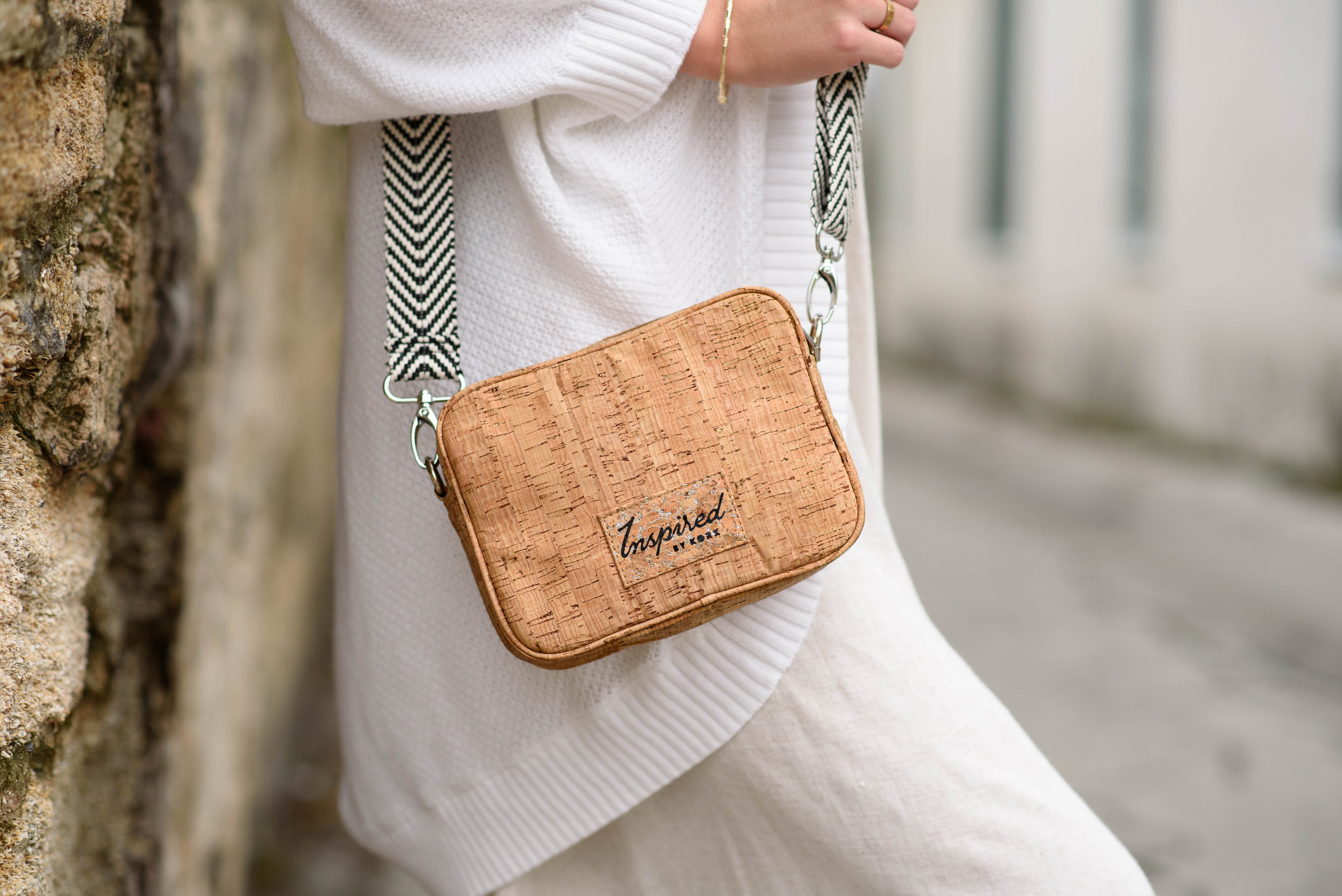 Anastasia Cork Small Crossbody - Natural