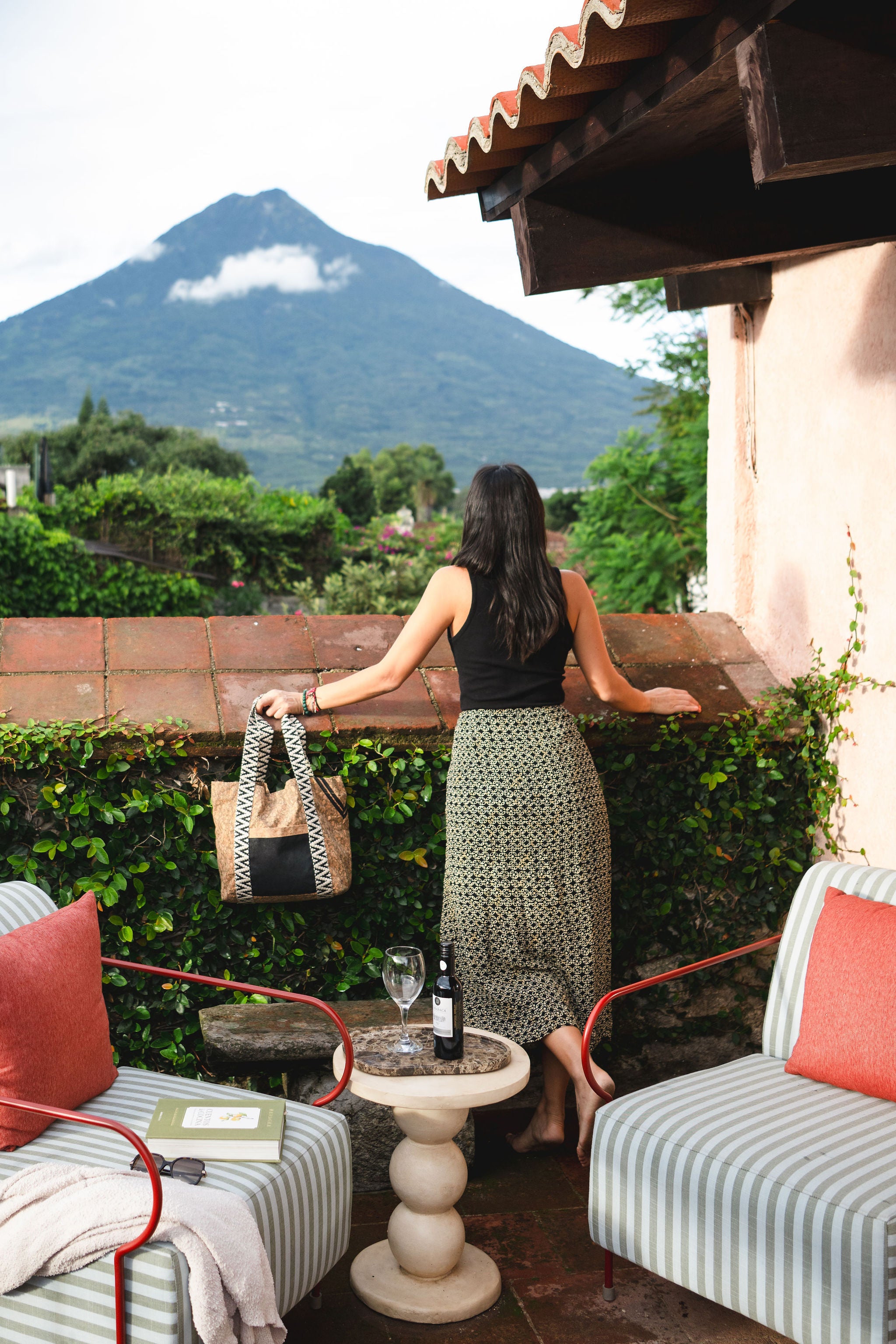 Vilano Cork Convertible Tote Bag - Marbled