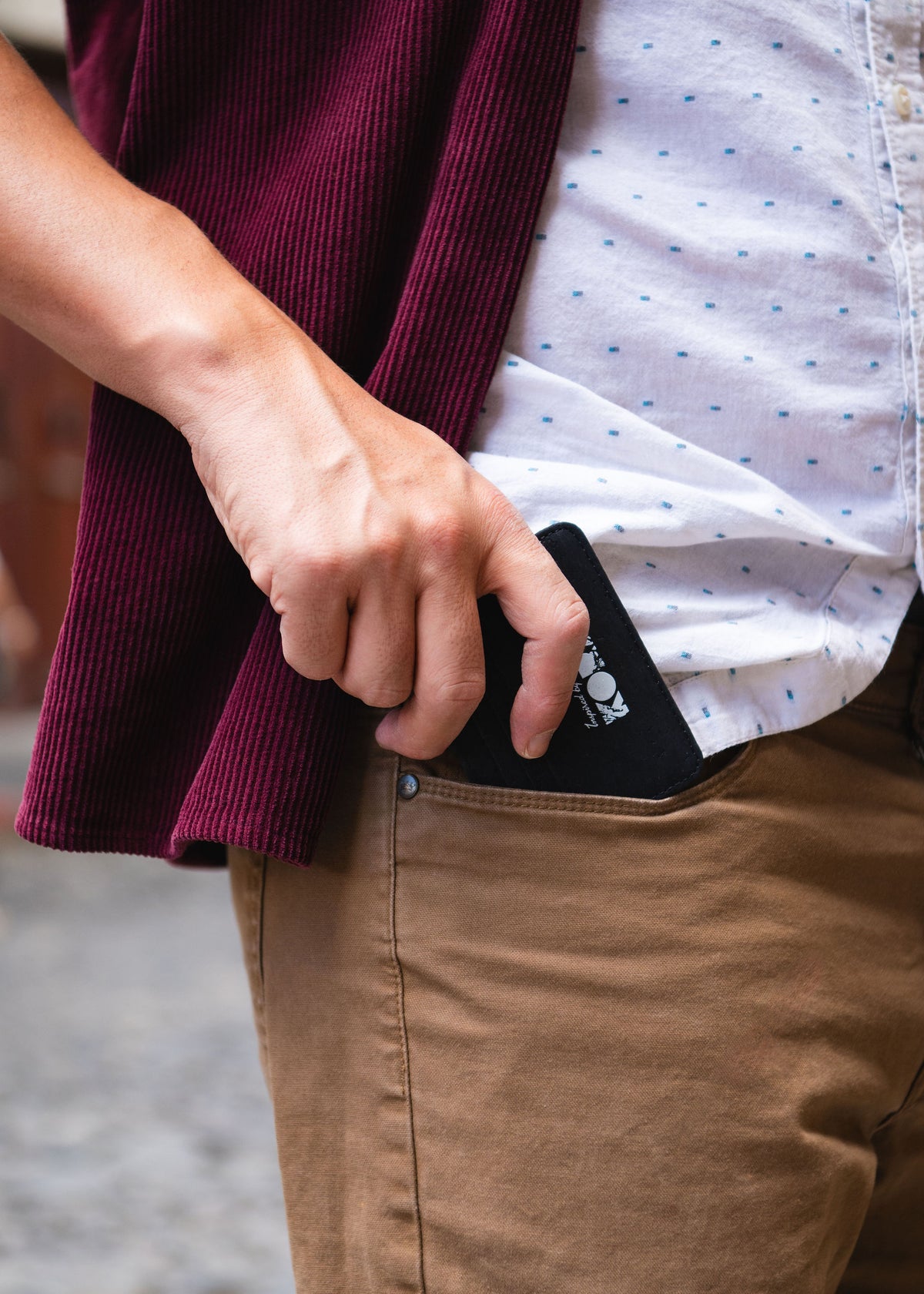 Credit Card Holder -Black Cork