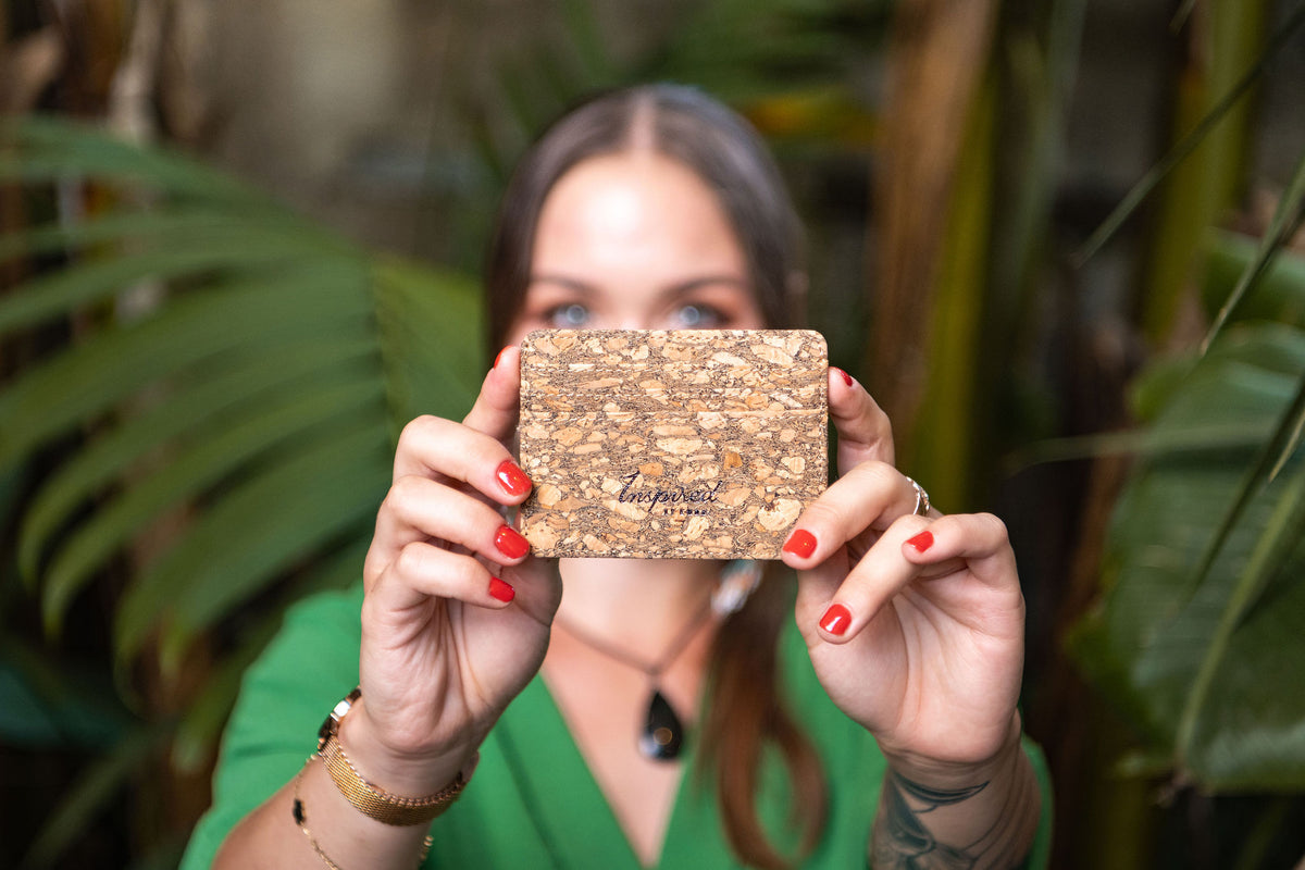 Credit Card Holder - Marbled Cork