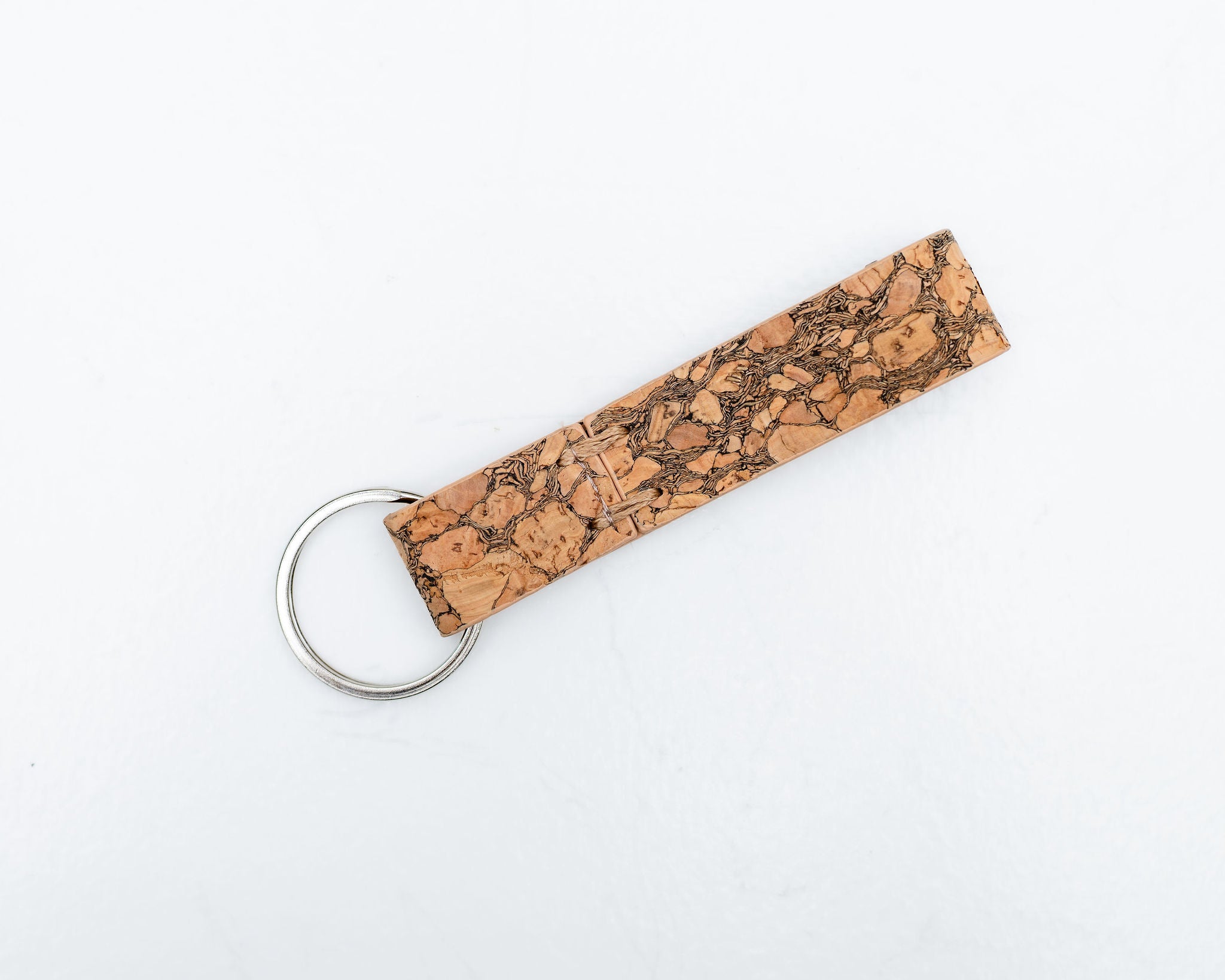 Cork Key Chain--Marbled