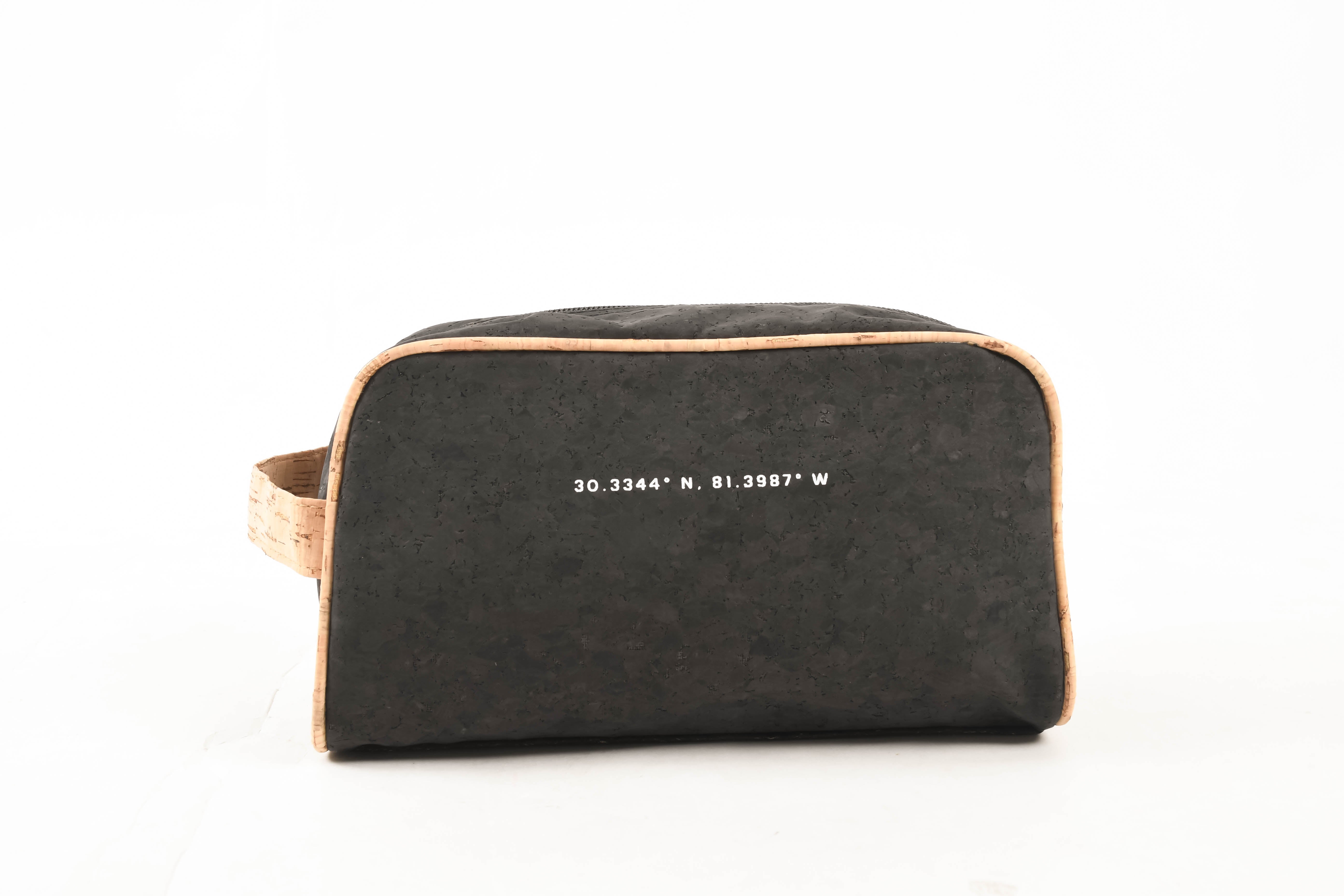 Atlantic Cork Travel Dopp Kit Cork - Black