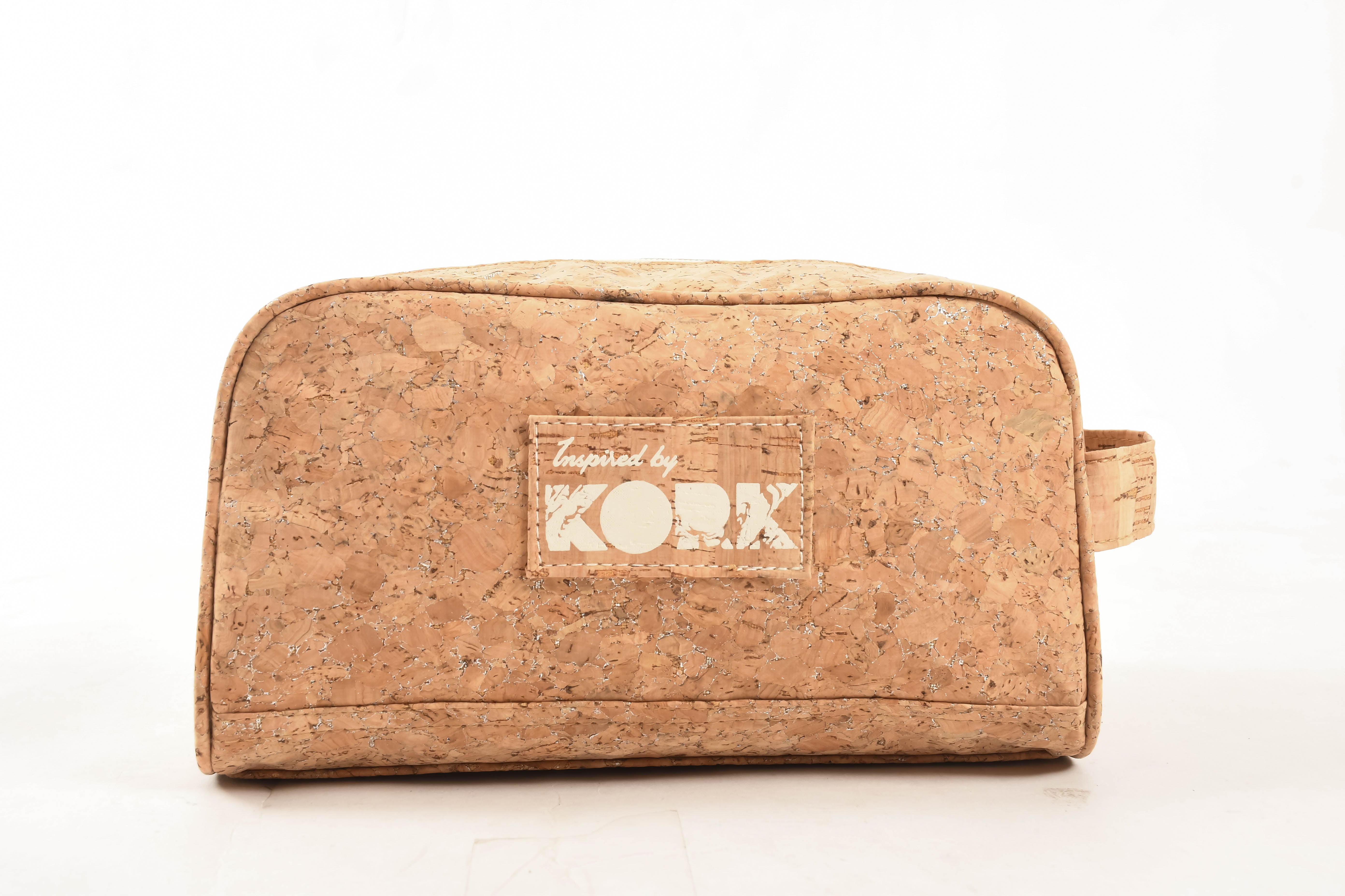 Atlantic Cork Travel Dopp Kit Cork - Silvered
