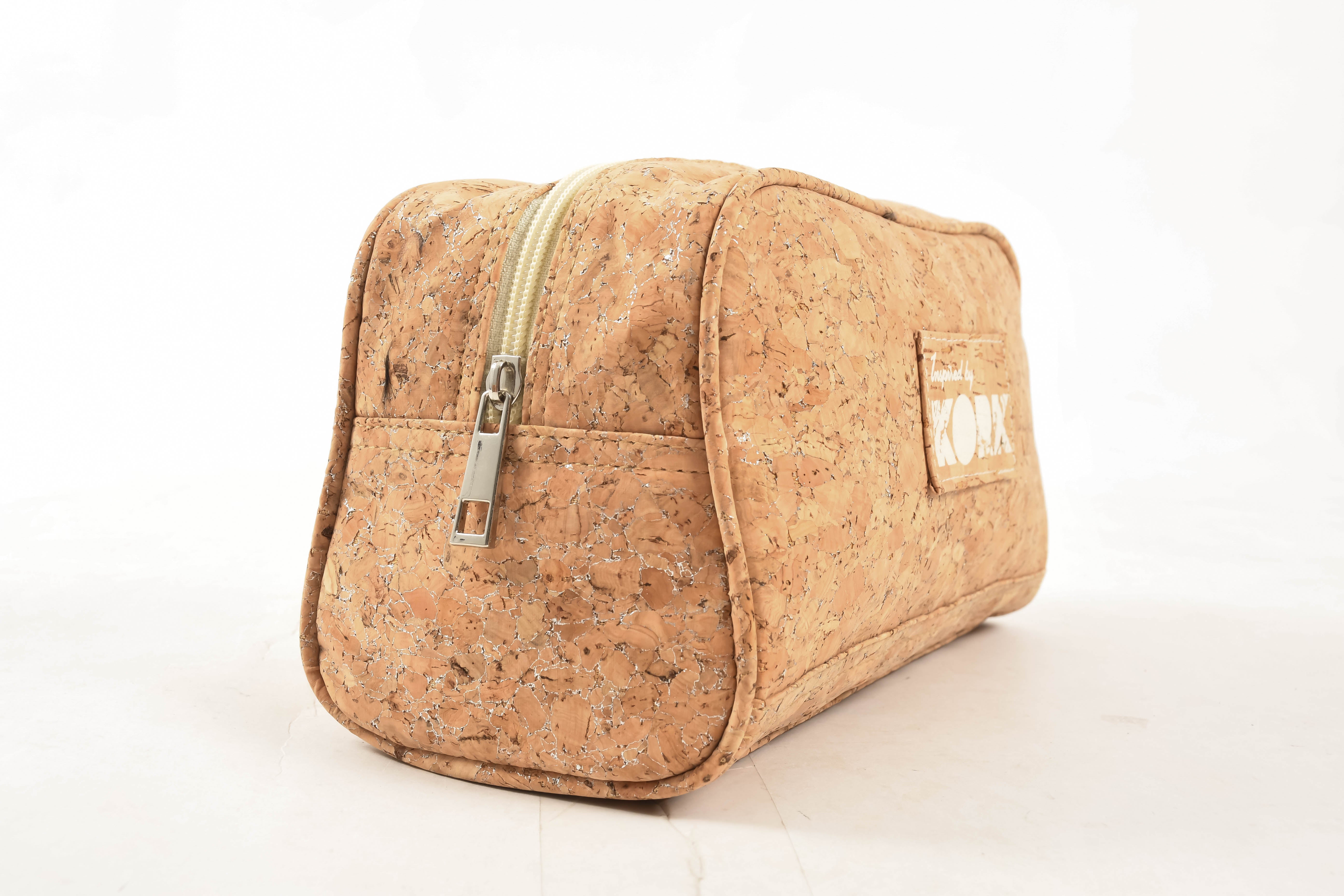Atlantic Cork Travel Dopp Kit Cork - Silvered