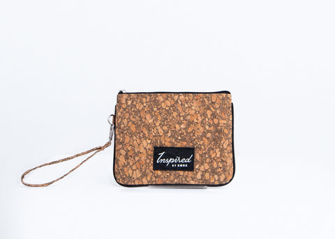 Amelia Cork Wristlet - Marbled