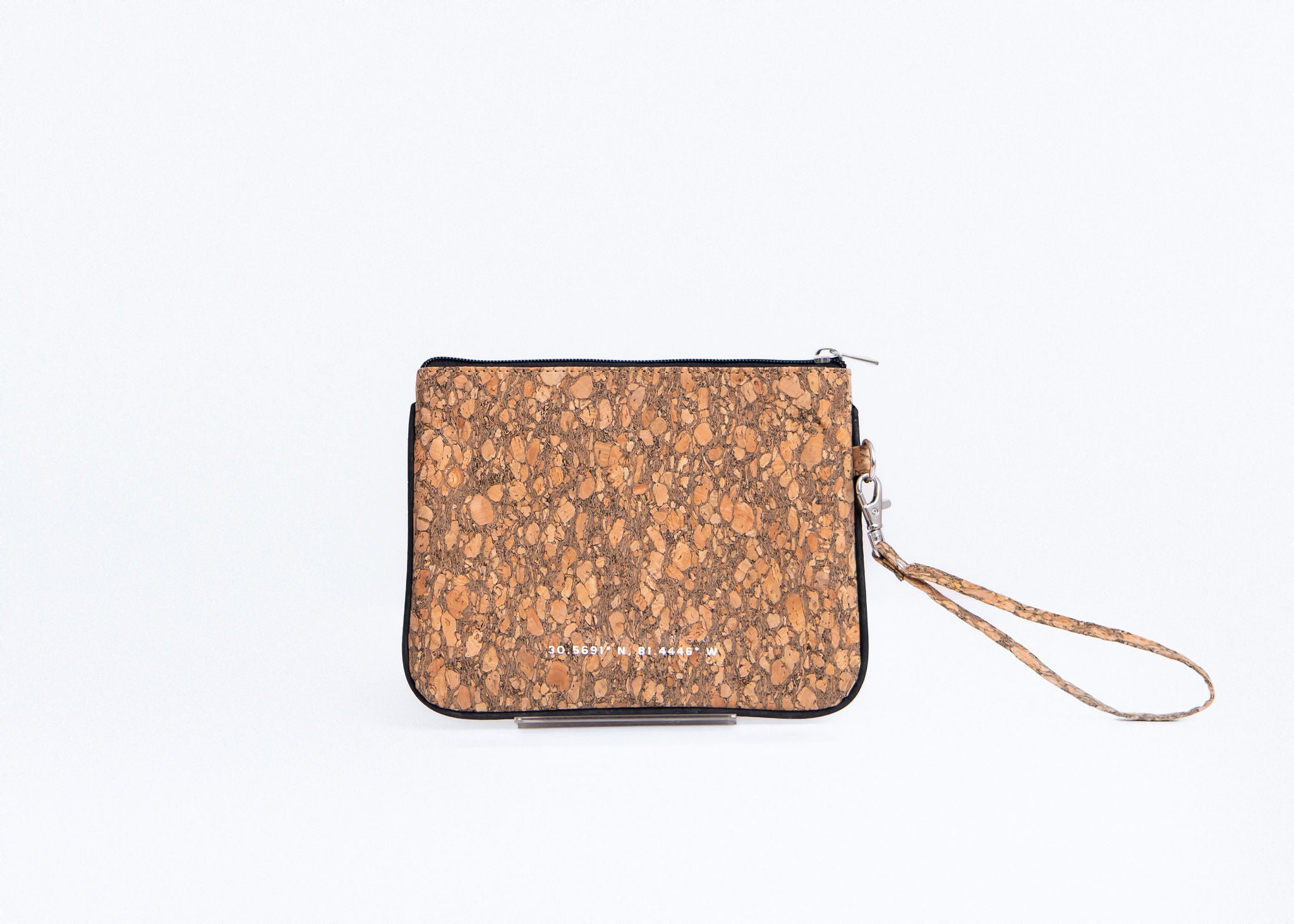 Amelia Cork Wristlet - Marbled