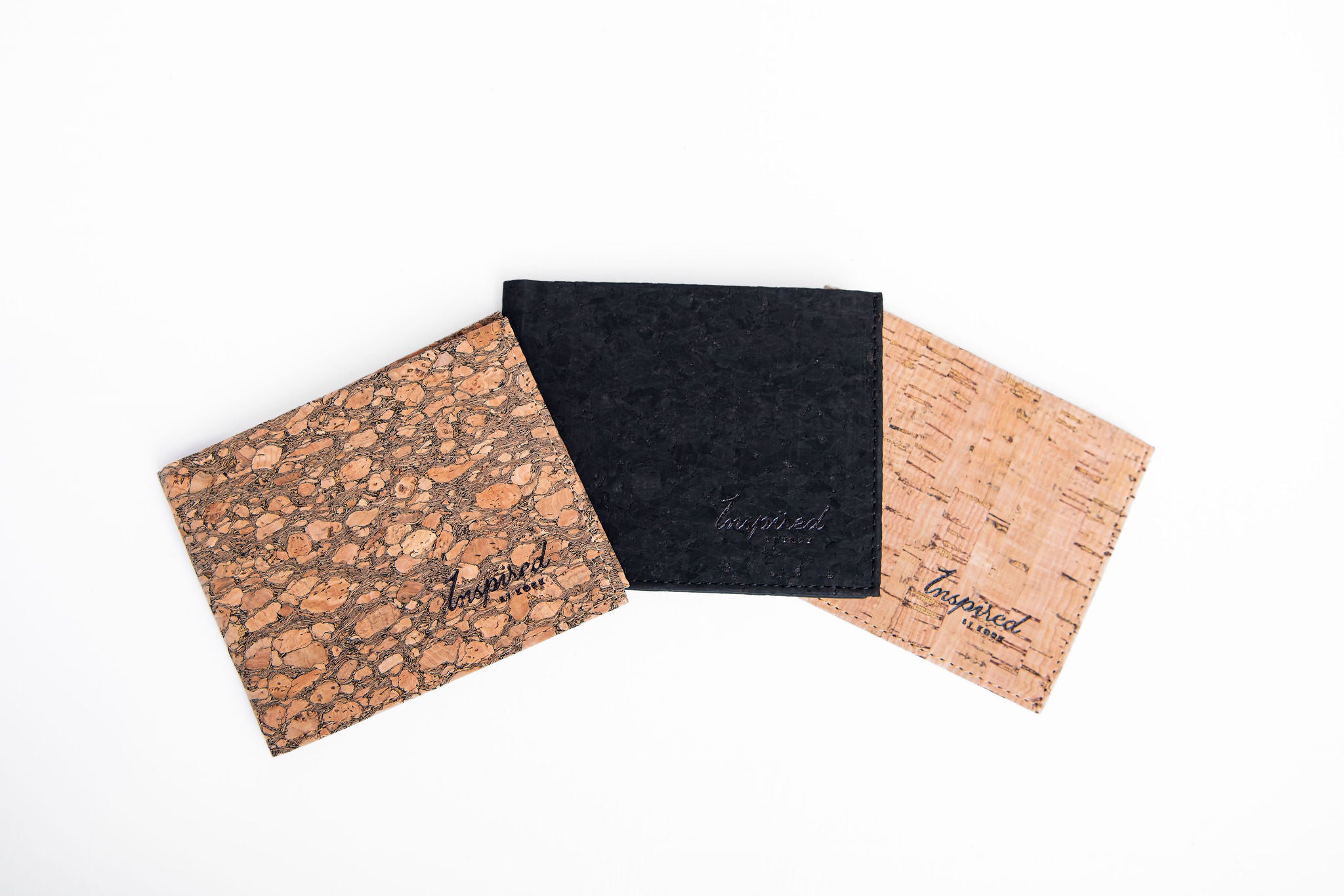 Cork Bi-Fold Wallet - Black