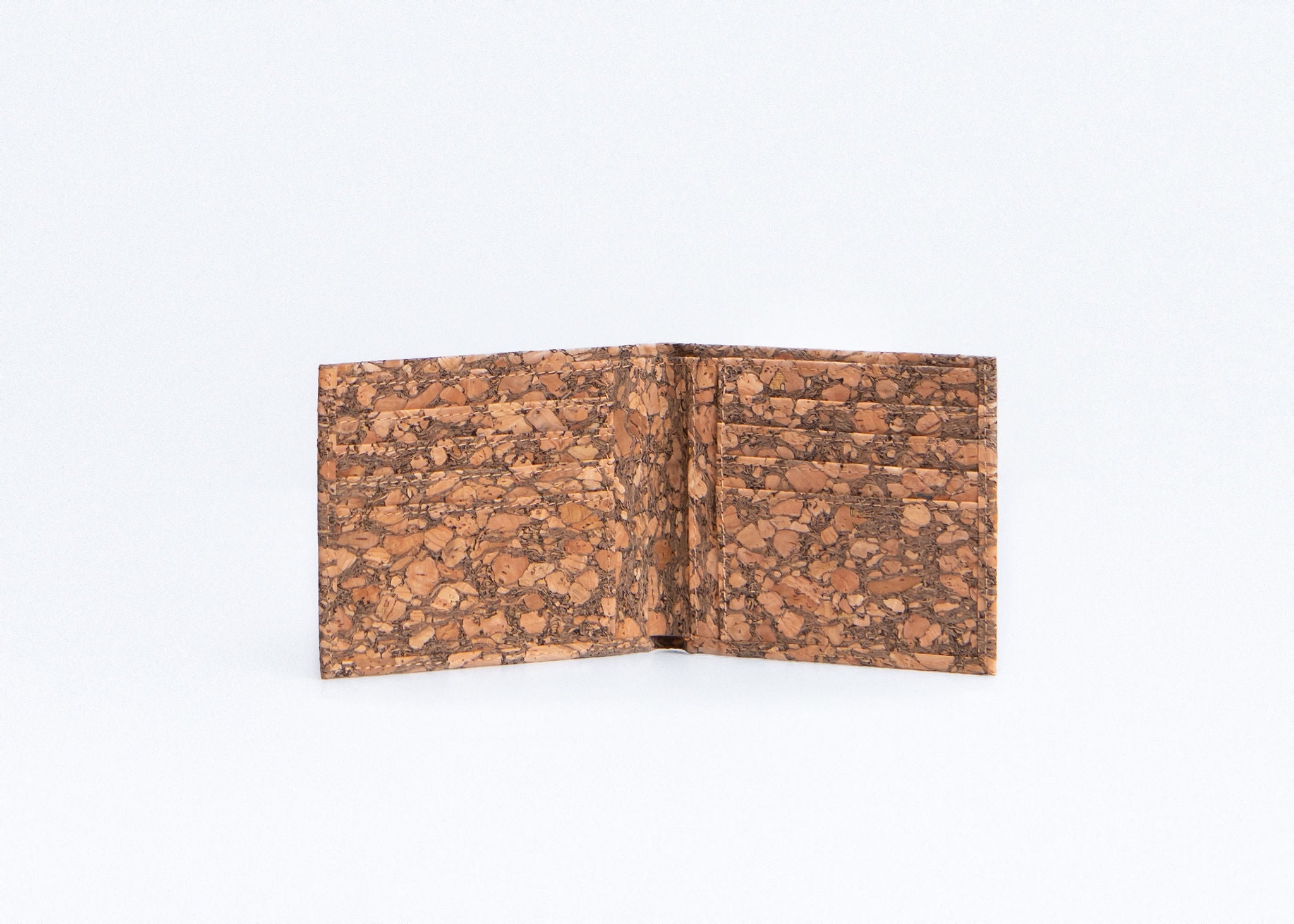 Cork Bi-Fold Wallet - Marbled