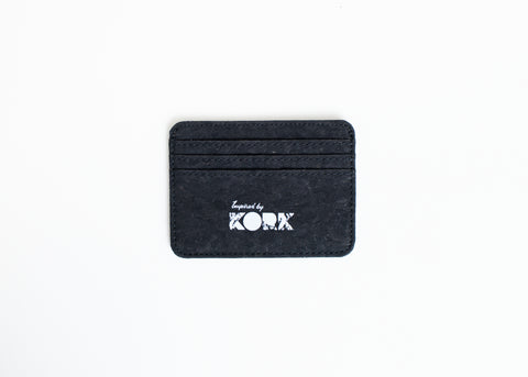 Credit Card Holder -Black Cork