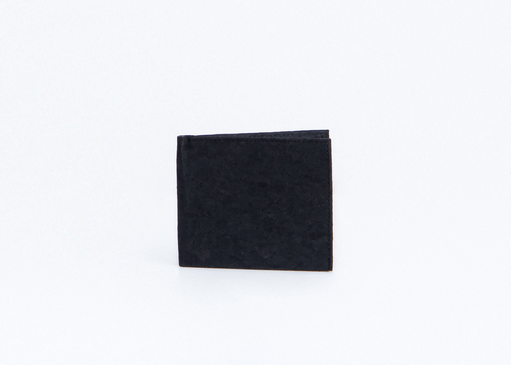 Cork Bi-Fold Wallet - Black