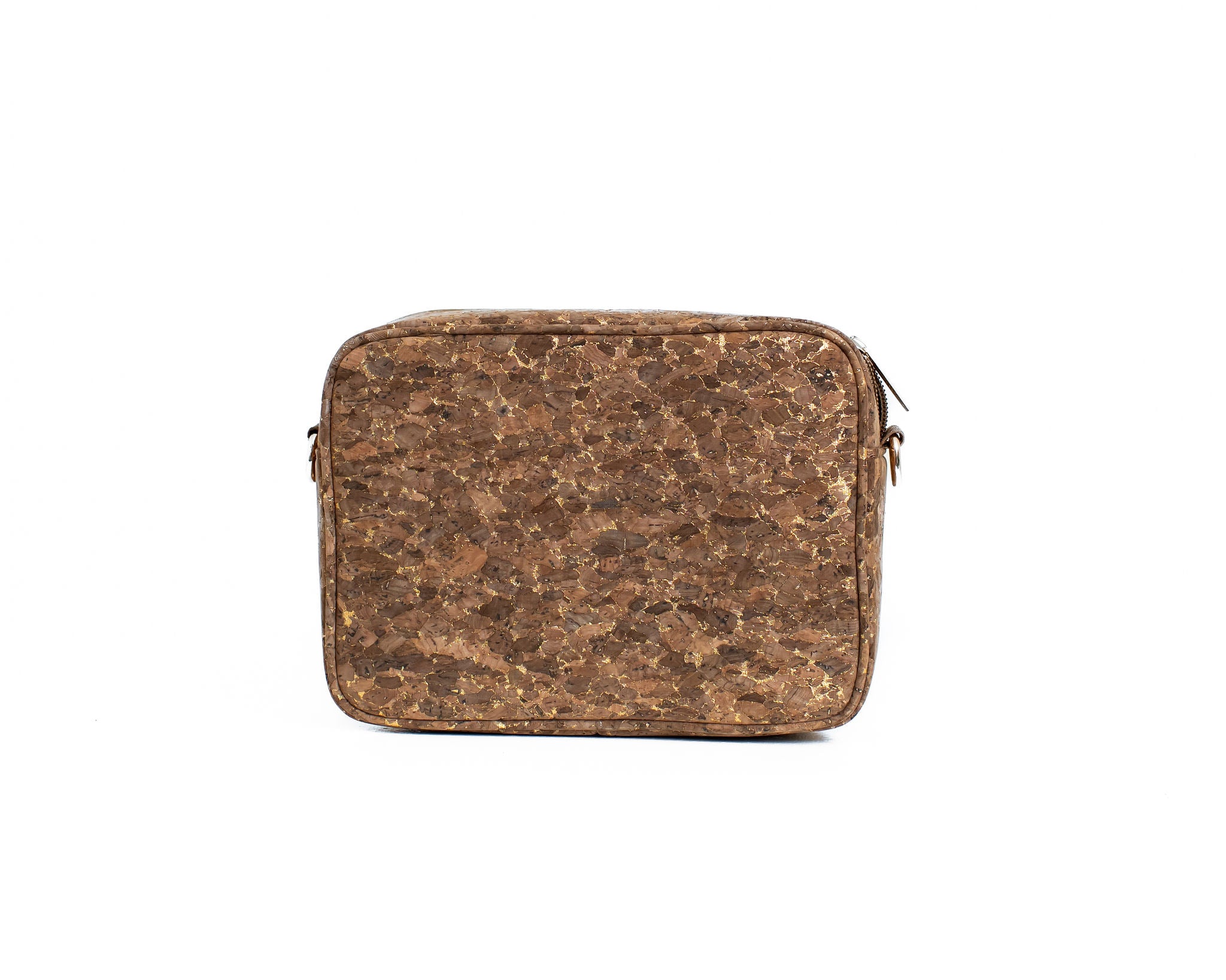Anastasia Cork Small Crossbody- Espresso w/Gold