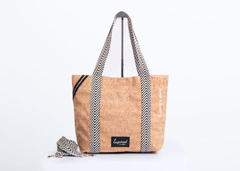 Vilano Cork Convertible Tote Bag - Natural