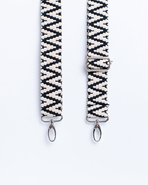 Adjustable Removable Aztec Black Strap