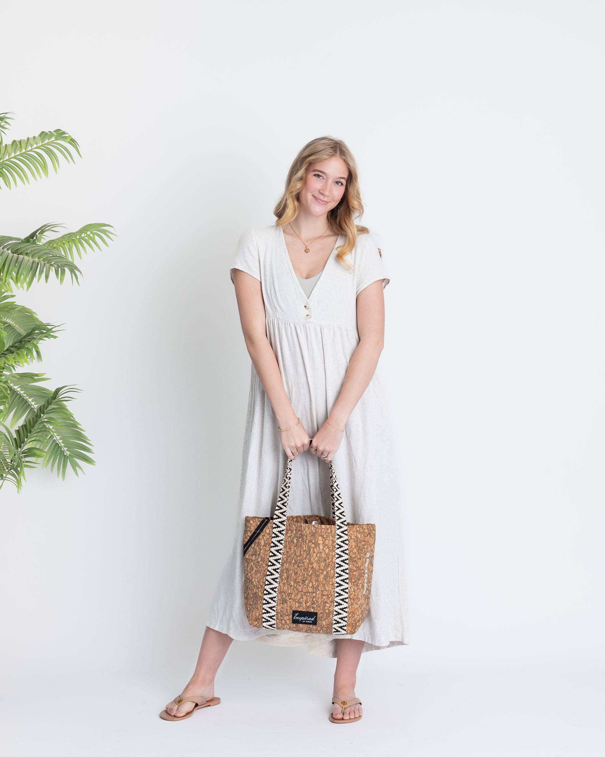 Vilano Cork Convertible Tote Bag - Marbled