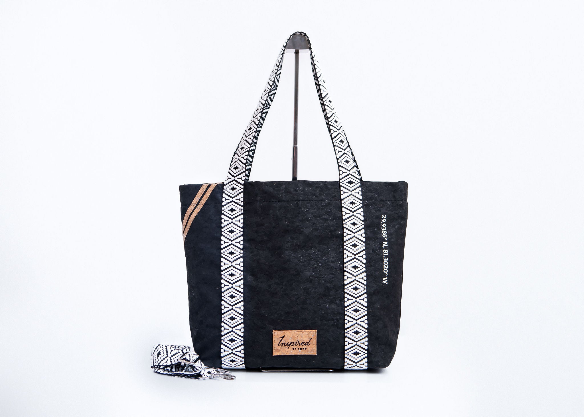 Vilano Cork Convertible Tote Bag - Black