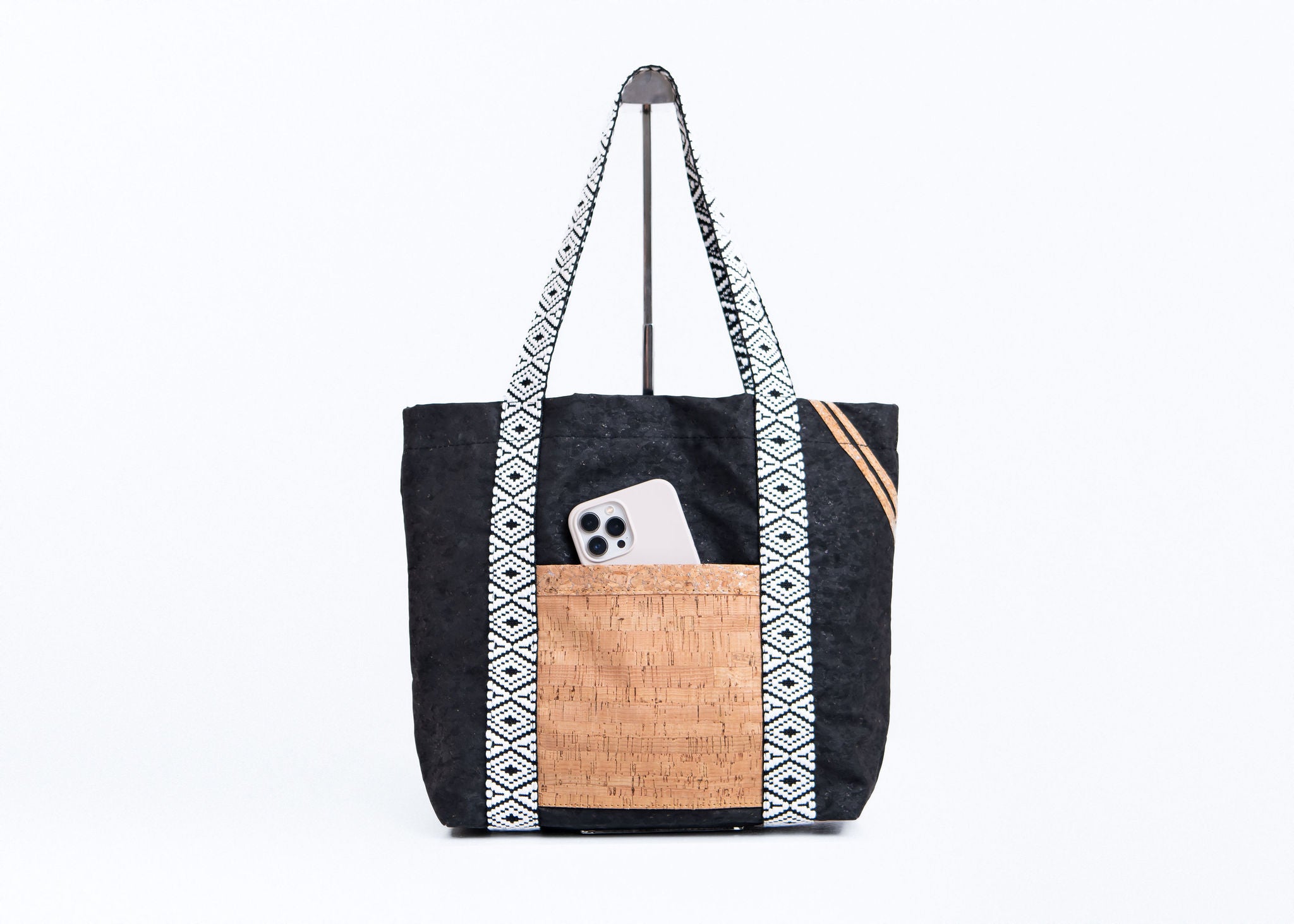 Vilano Cork Convertible Tote Bag - Black