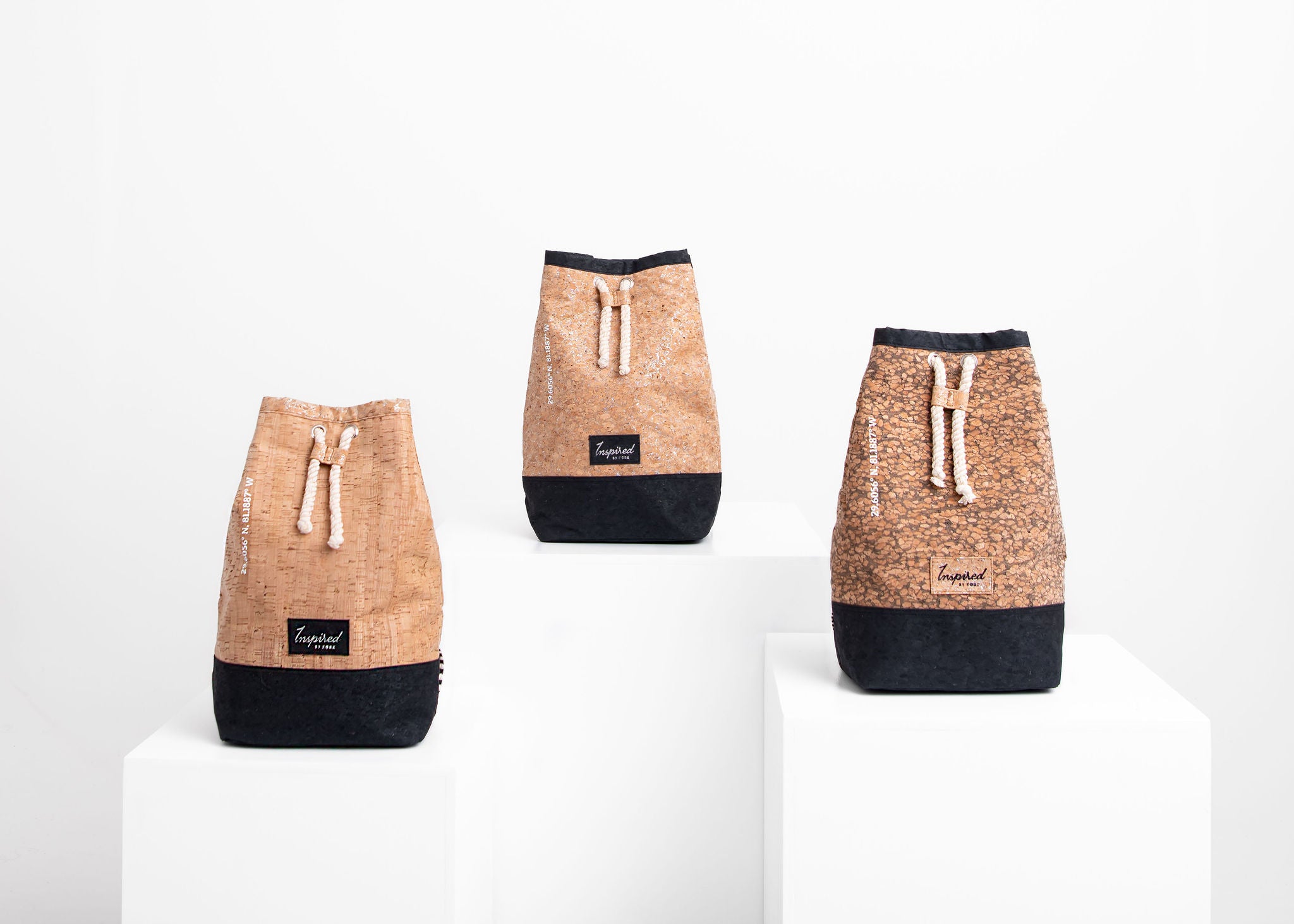 Hammock Cork Cinch Backpack - Silvered