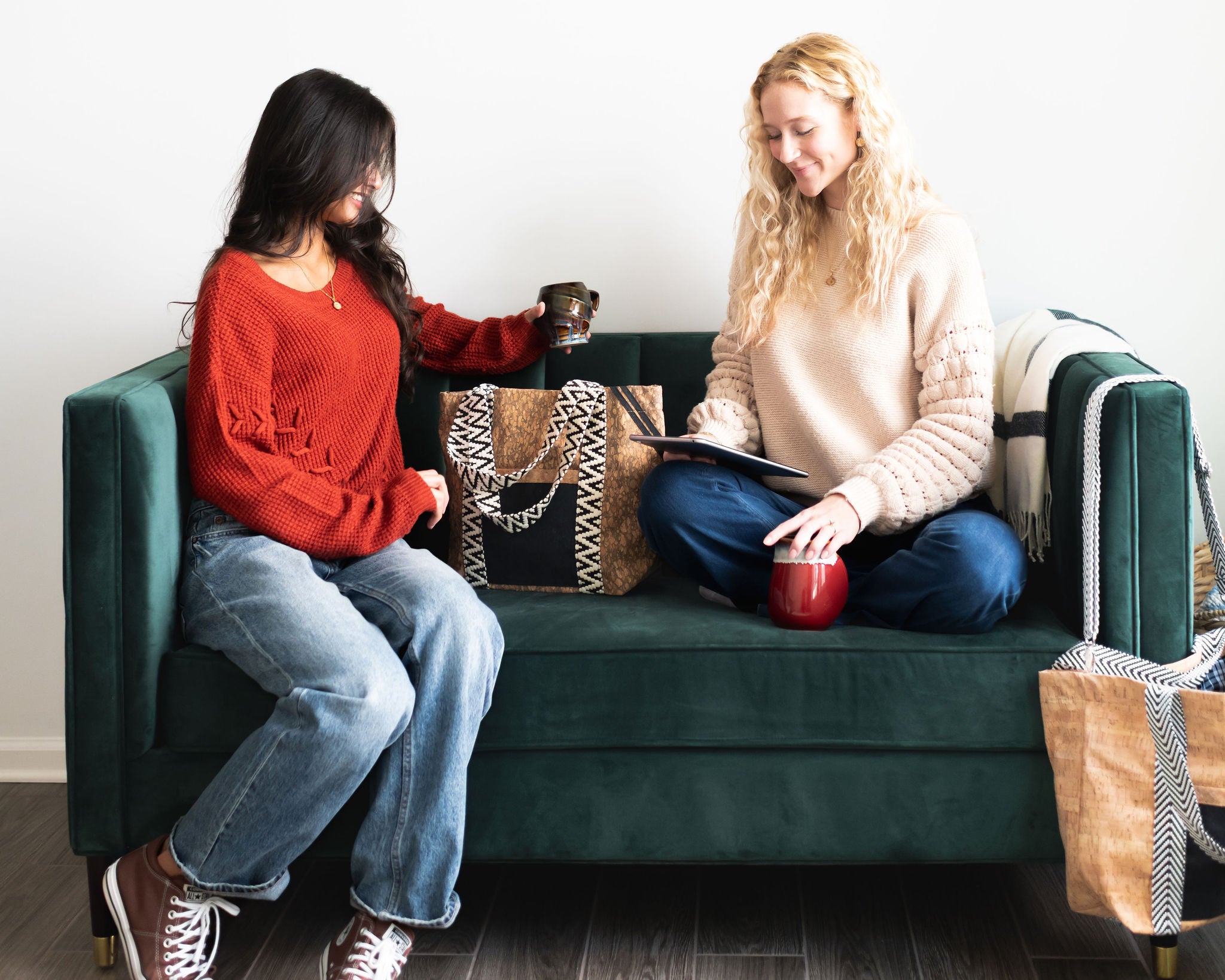 Vilano Cork Convertible Tote Bag - Marbled