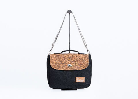 Crescent Cork Messenger - Black