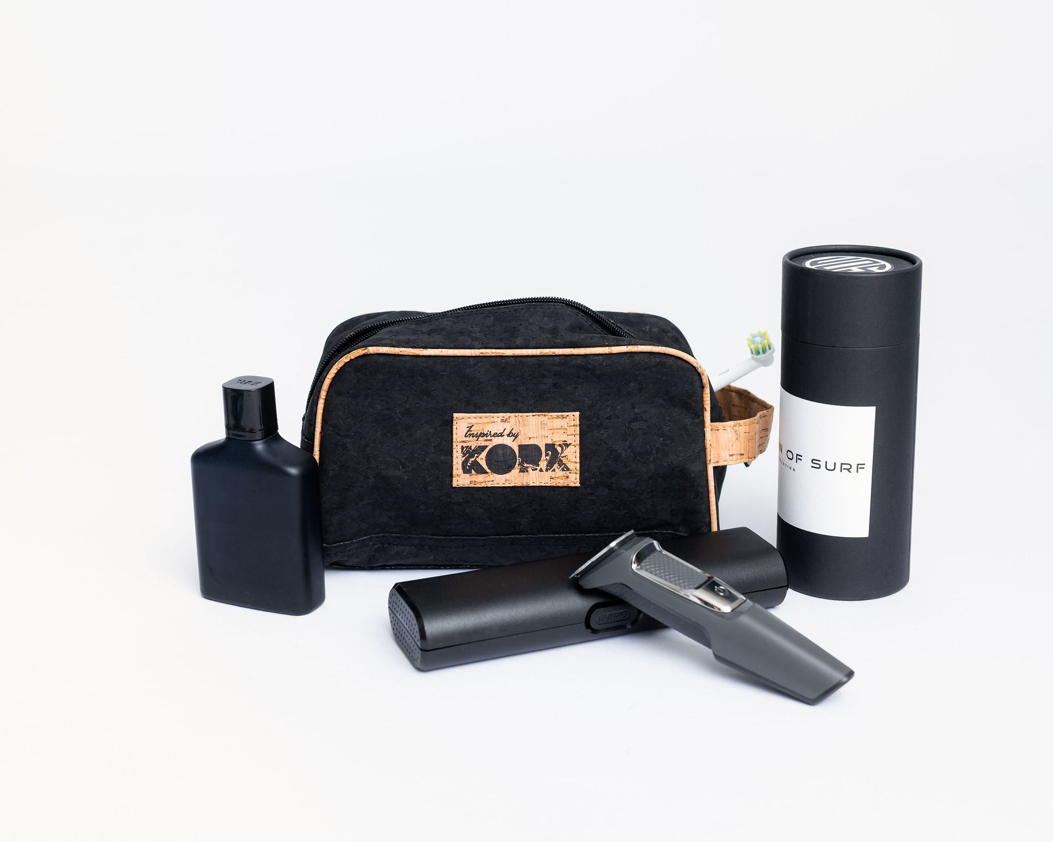 Atlantic Cork Travel Dopp Kit Cork - Black