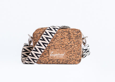 Anastasia Cork Small Crossbody - Marbled