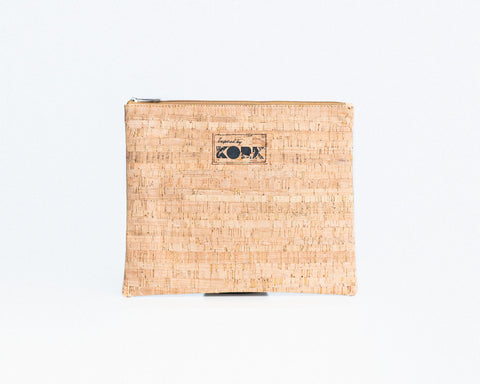 Neptune Cork Tablet & Tablet Pouch- Natural
