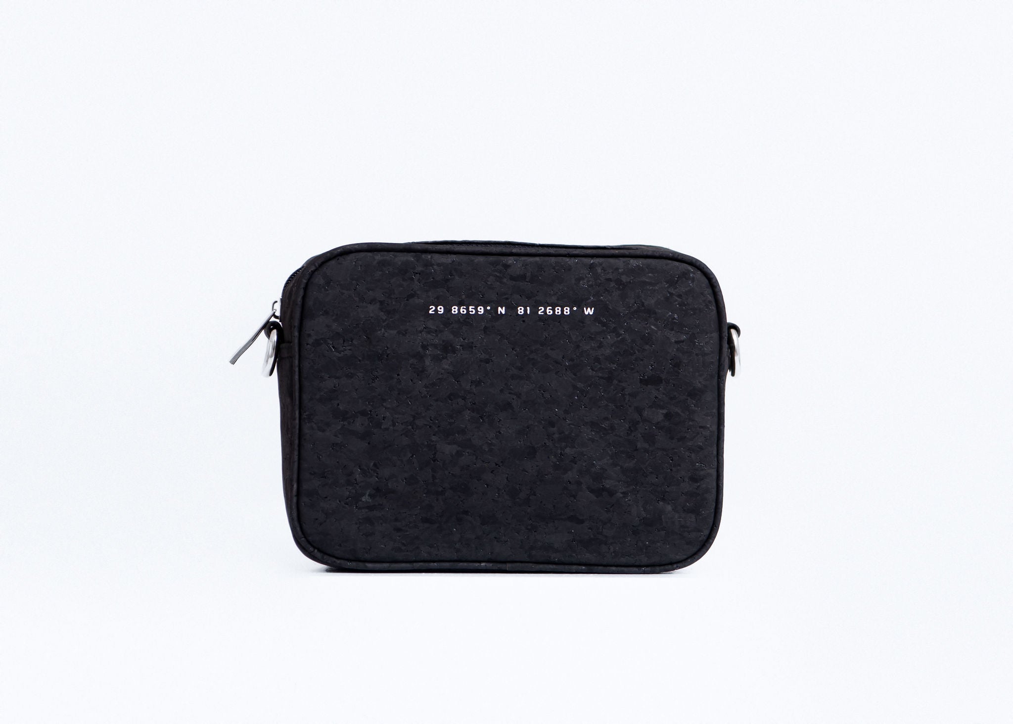 Anastasia Cork Small Crossbody - Black