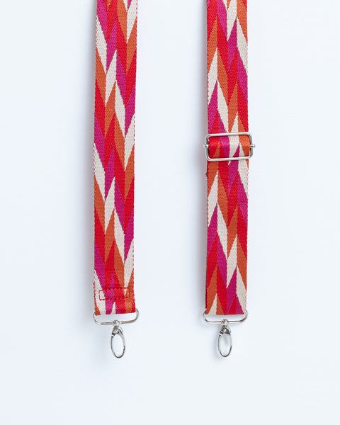 Adjustable Removable Pink & Red Pattern Strap