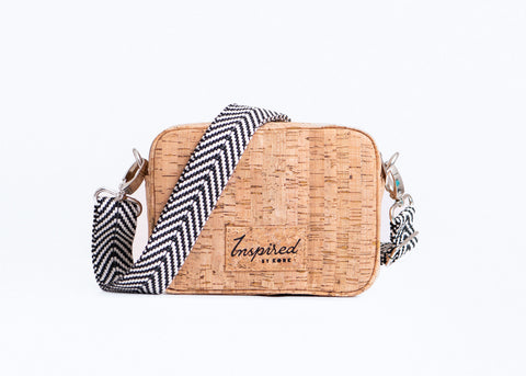 Anastasia Cork Small Crossbody - Natural